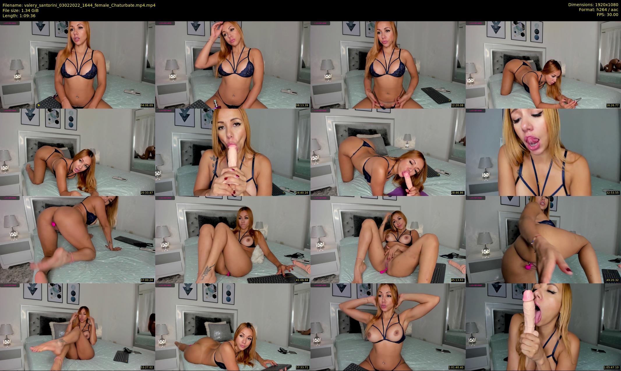 valery_santorini — 70 minute Chaturbate female cam show recording, 1080p, Feb 3, 2022