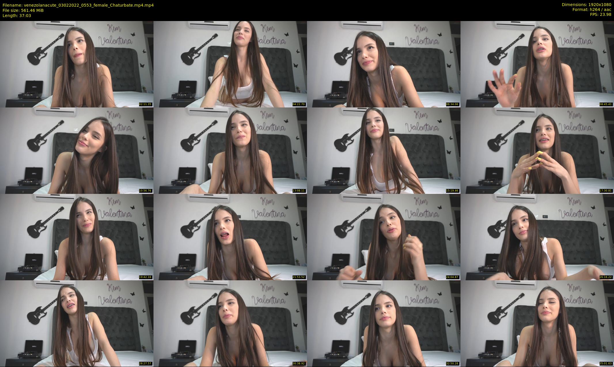venezolanacute — 38 minute Chaturbate female cam show recording, 1080p, Feb 3, 2022