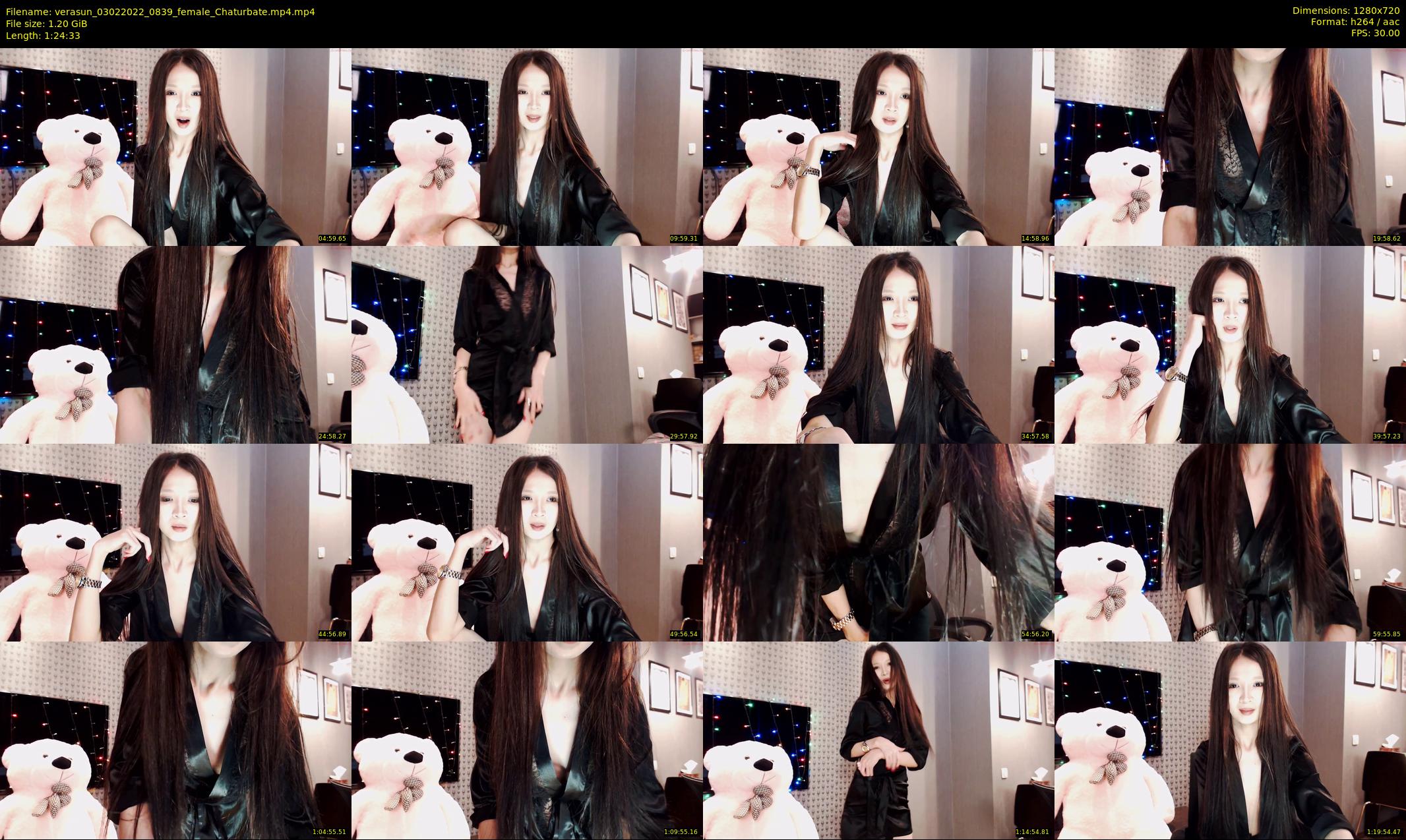verasun — 85 minute Chaturbate female cam show recording, 720p, Feb 3, 2022