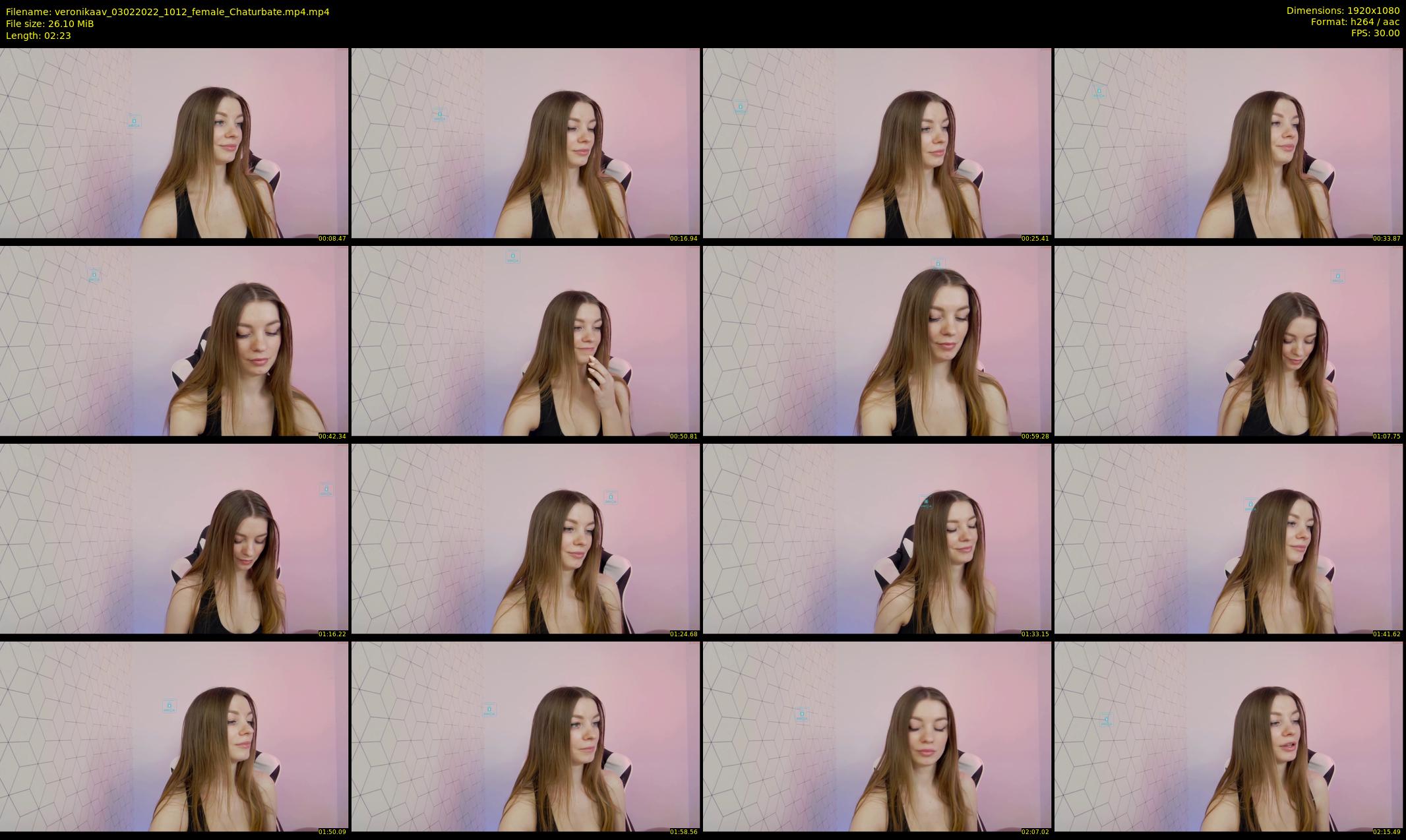 veronikaav — 3 minute Chaturbate female cam show recording, 1080p, Feb 3, 2022