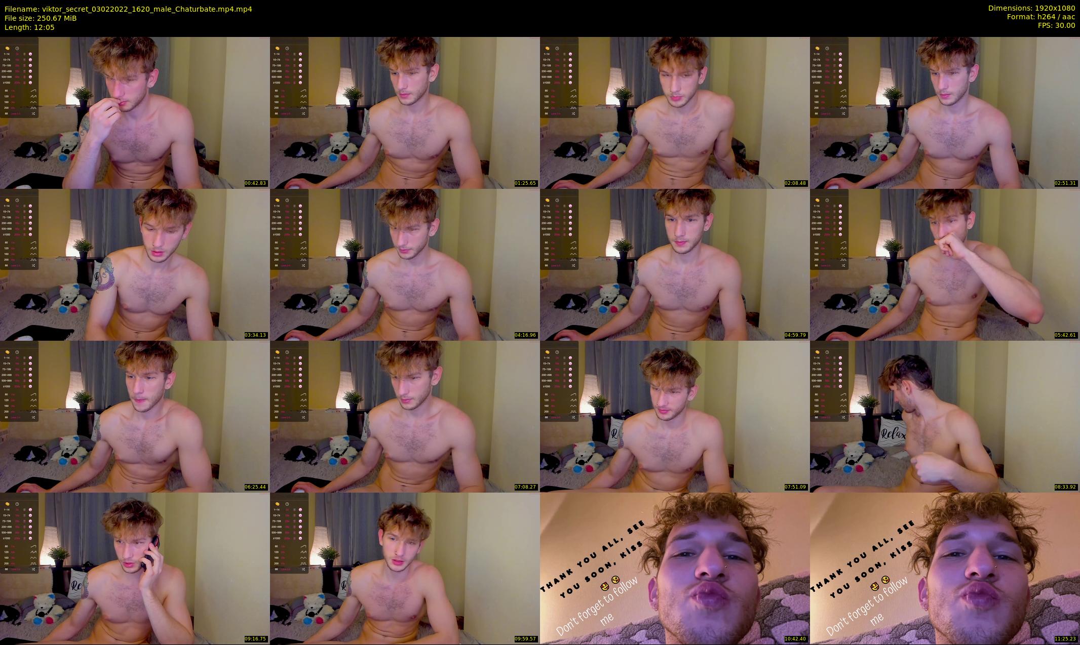 viktor_secret — 13 minute Chaturbate male cam show recording, 1080p, Feb 3, 2022