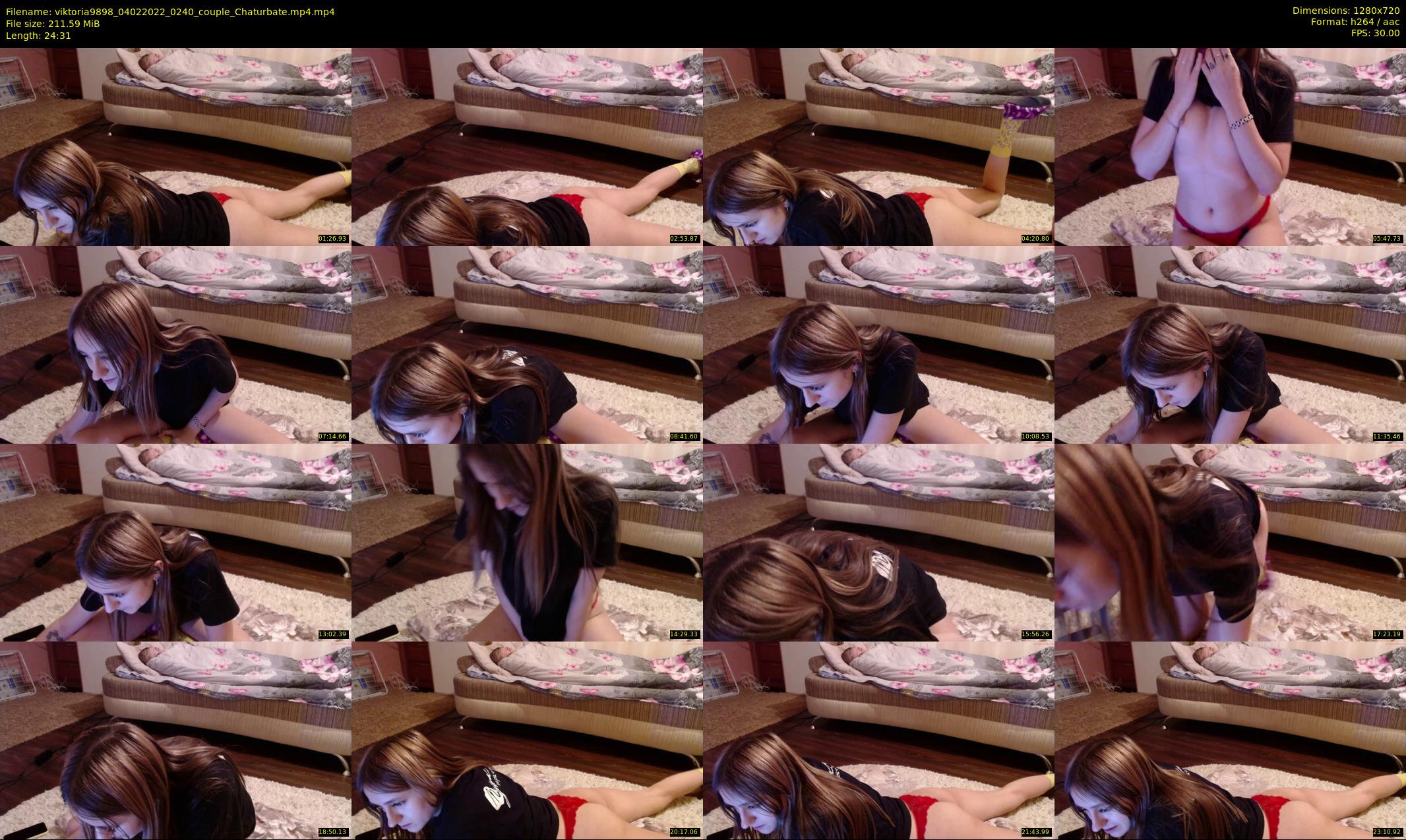 viktoria9898 — 25 minute Chaturbate couple cam show recording, 720p, Feb 4, 2022