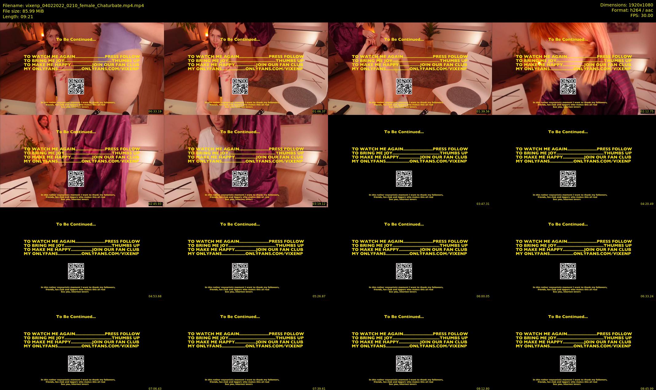 vixenp — 10 minute Chaturbate female cam show recording, 1080p, Feb 4, 2022