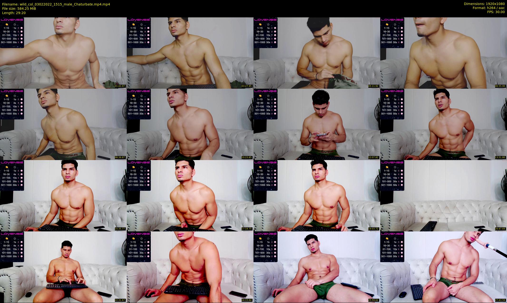 wild_col — 30 minute Chaturbate male cam show recording, 1080p, Feb 3, 2022