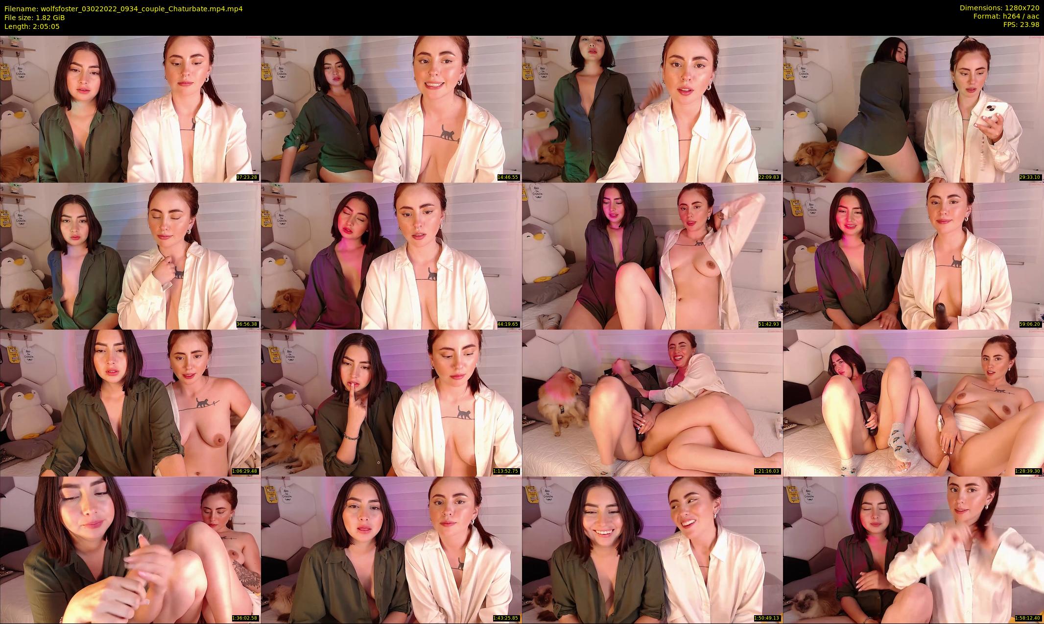 wolfsfoster — 126 minute Chaturbate couple cam show recording, 720p, Feb 3, 2022