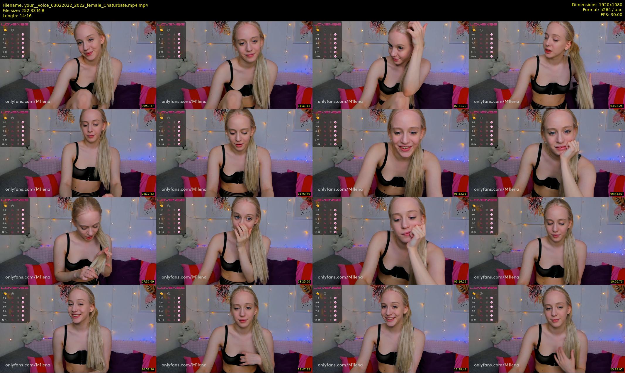 your__voice — 15 minute Chaturbate female cam show recording, 1080p, Feb 3, 2022