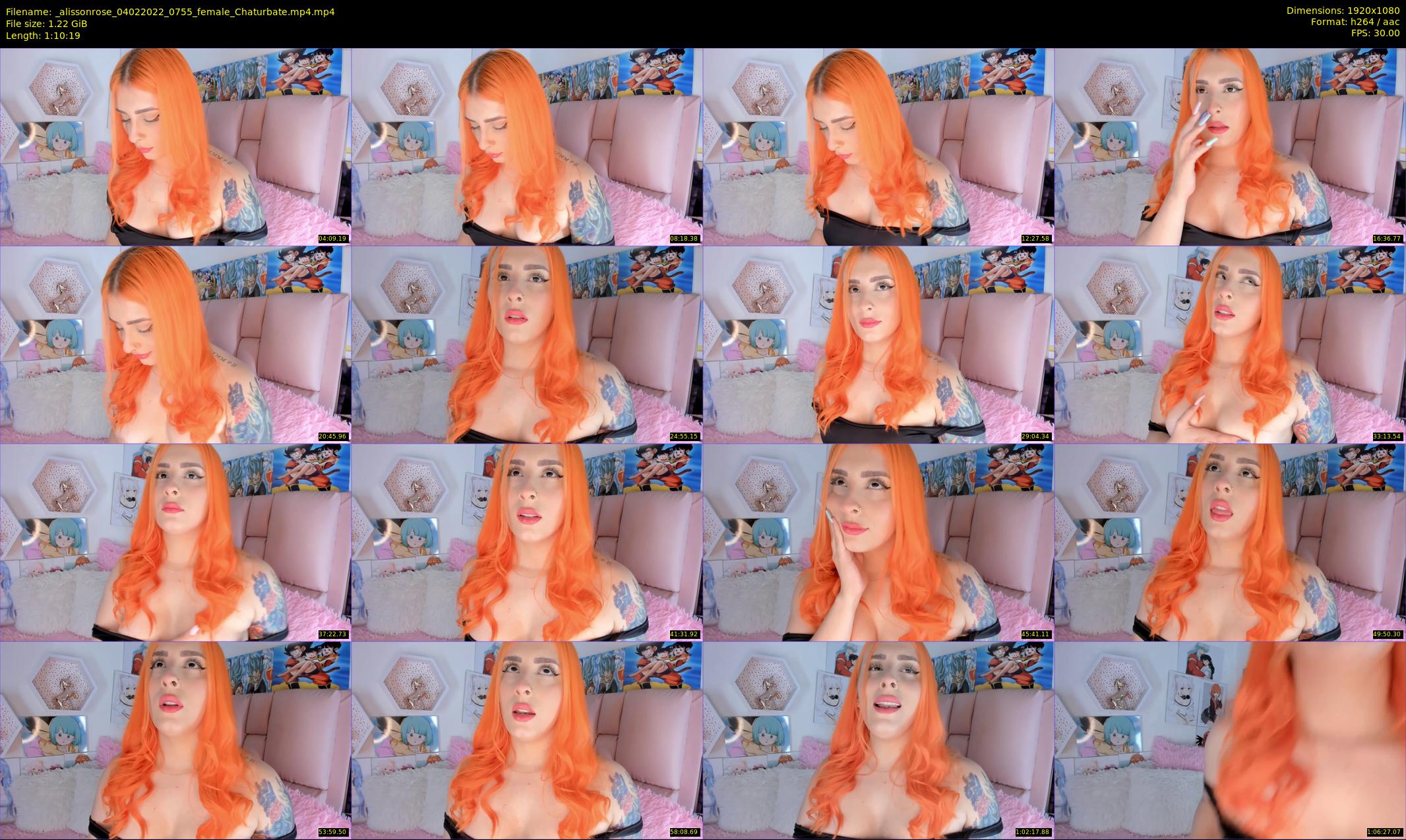_alissonrose — 71 minute Chaturbate female cam show recording, 1080p, Feb 4, 2022