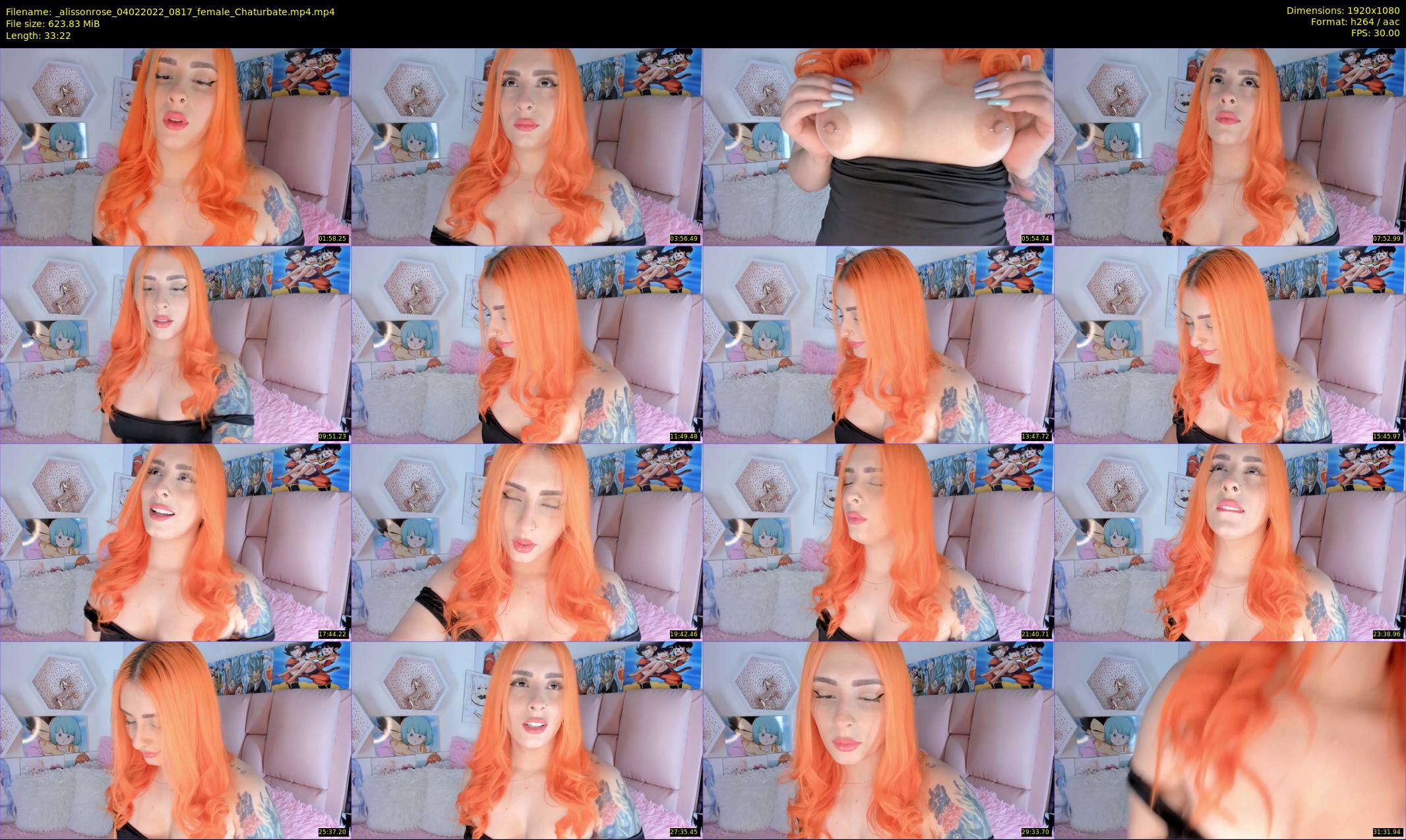 _alissonrose — 34 minute Chaturbate female cam show recording, 1080p, Feb 4, 2022