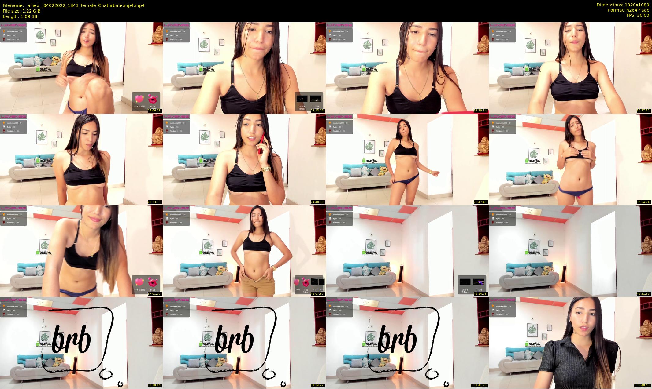 _alliex_ — 70 minute Chaturbate female cam show recording, 1080p, Feb 4, 2022