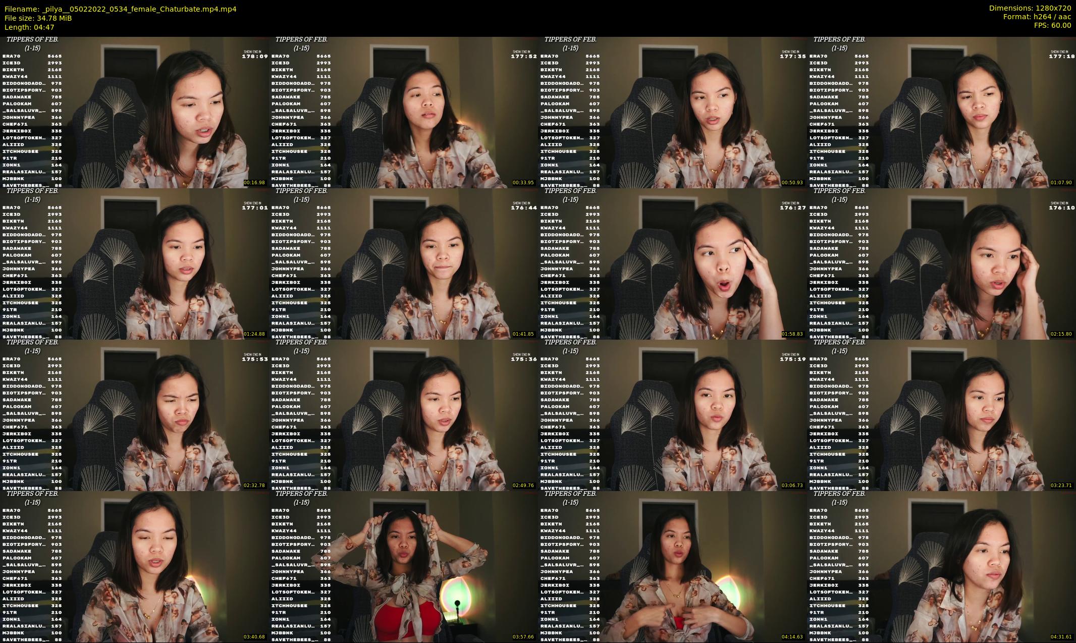 _pilya_ — 5 minute Chaturbate female cam show recording, 720p, Feb 5, 2022