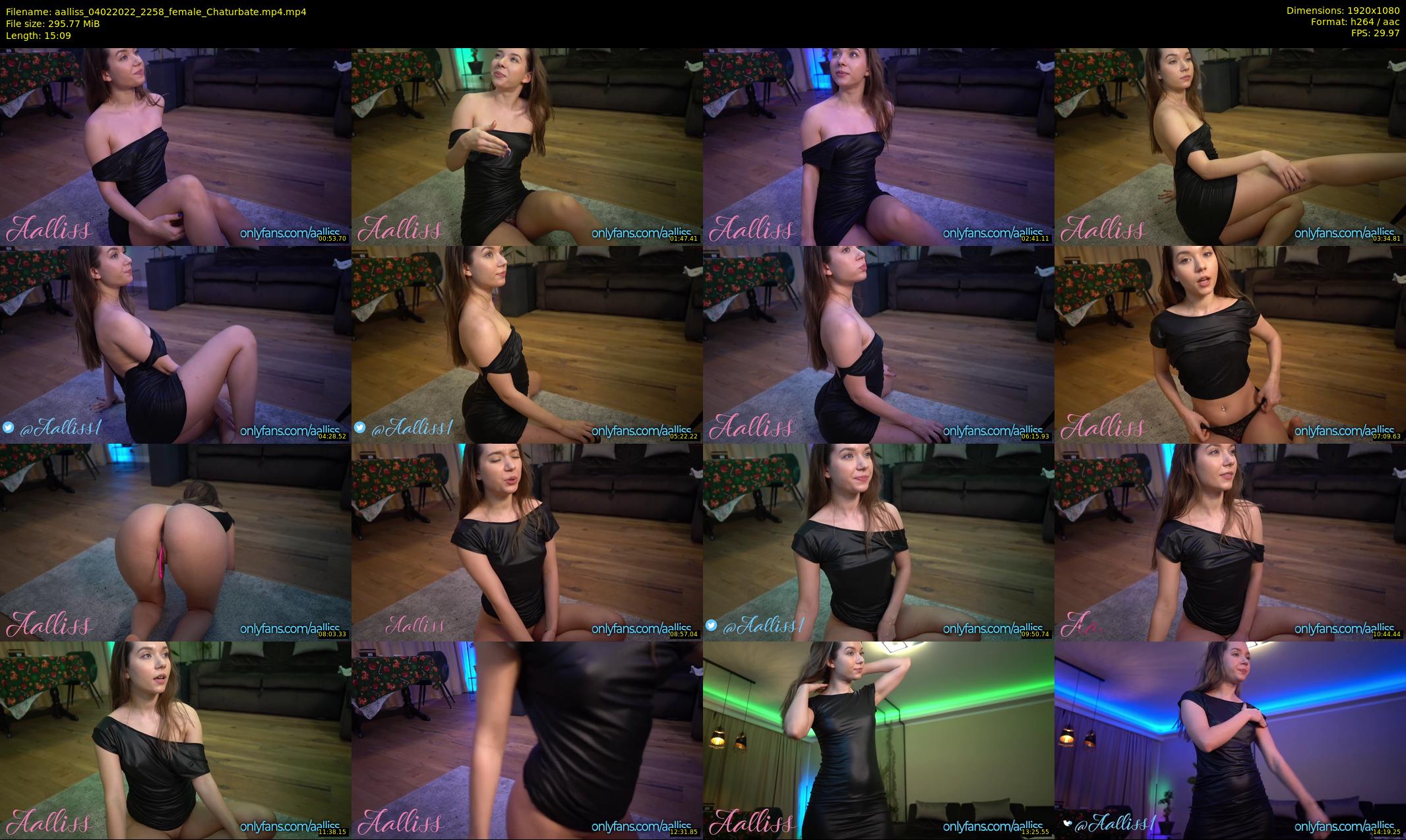aalliss — 16 minute Chaturbate female cam show recording, 1080p, Feb 4, 2022