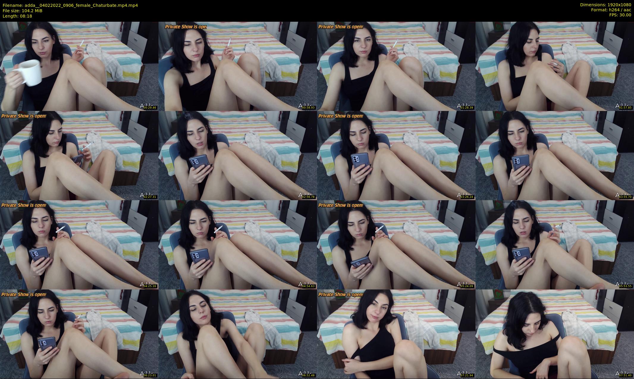 adda_ — 9 minute Chaturbate female cam show recording, 1080p, Feb 4, 2022
