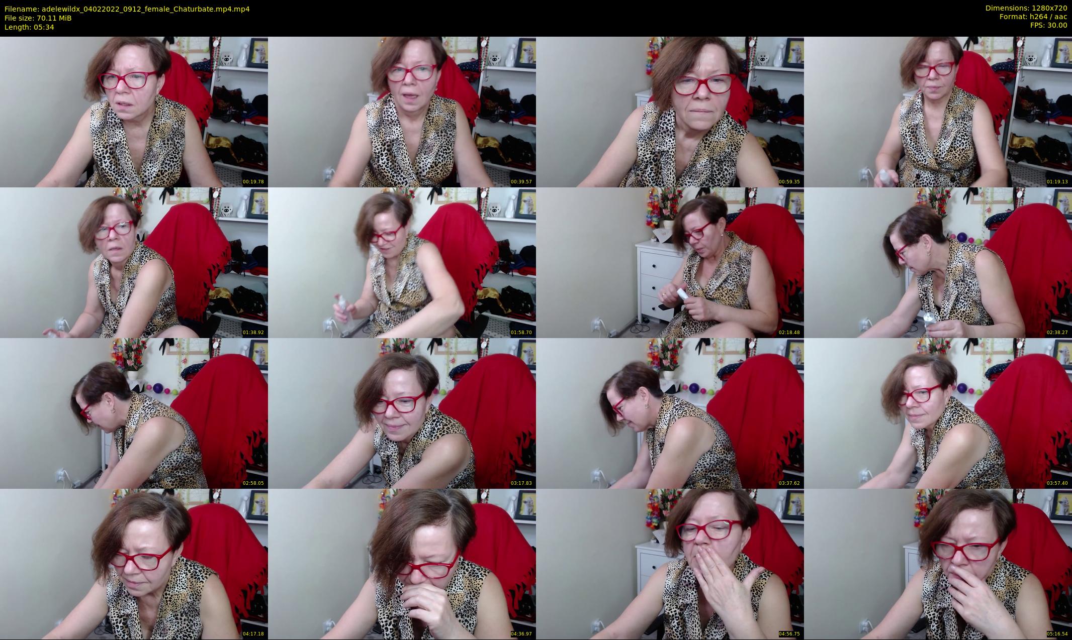 adelewildx — 6 minute Chaturbate female cam show recording, 720p, Feb 4, 2022