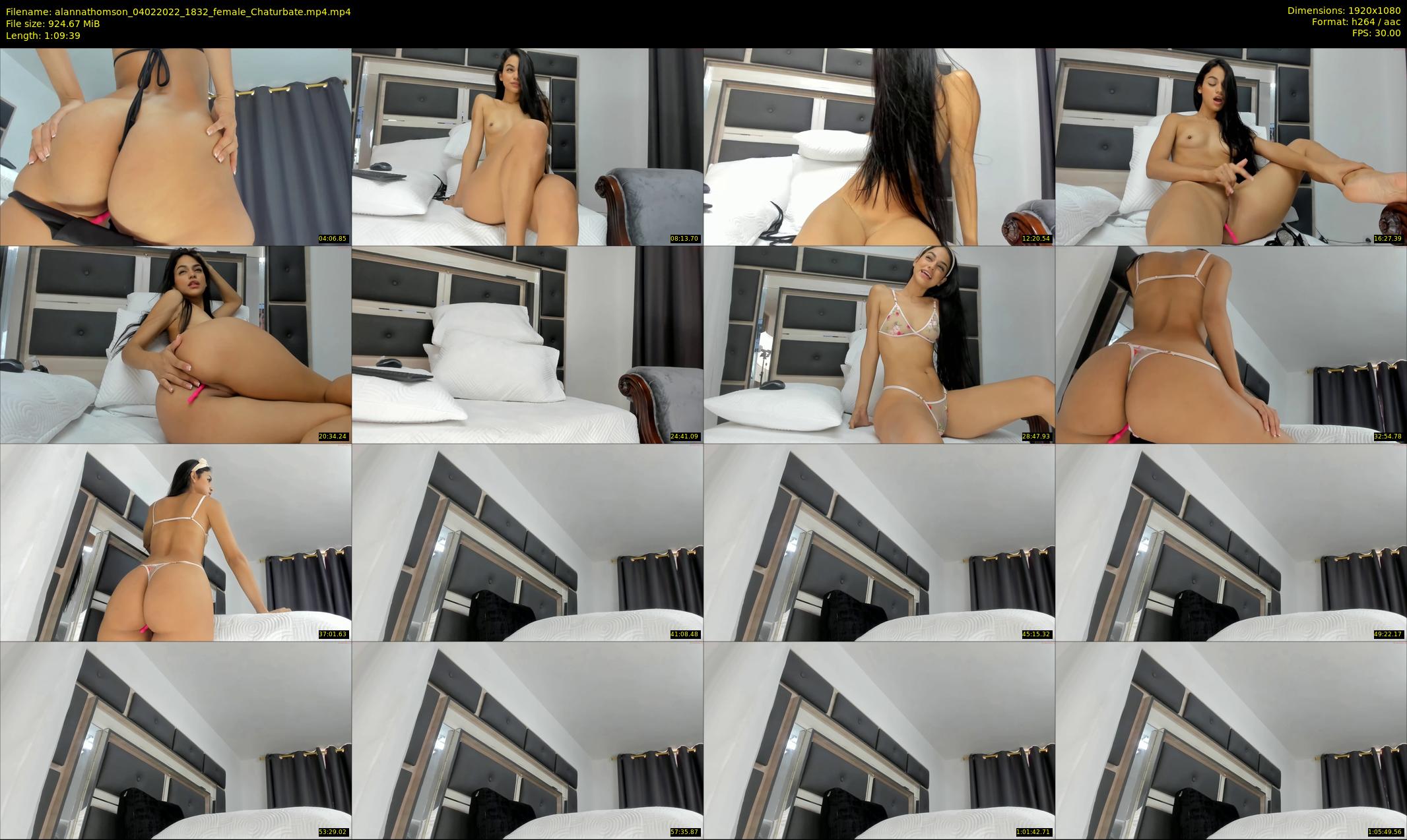 alannathomson — 70 minute Chaturbate female cam show recording, 1080p, Feb 4, 2022