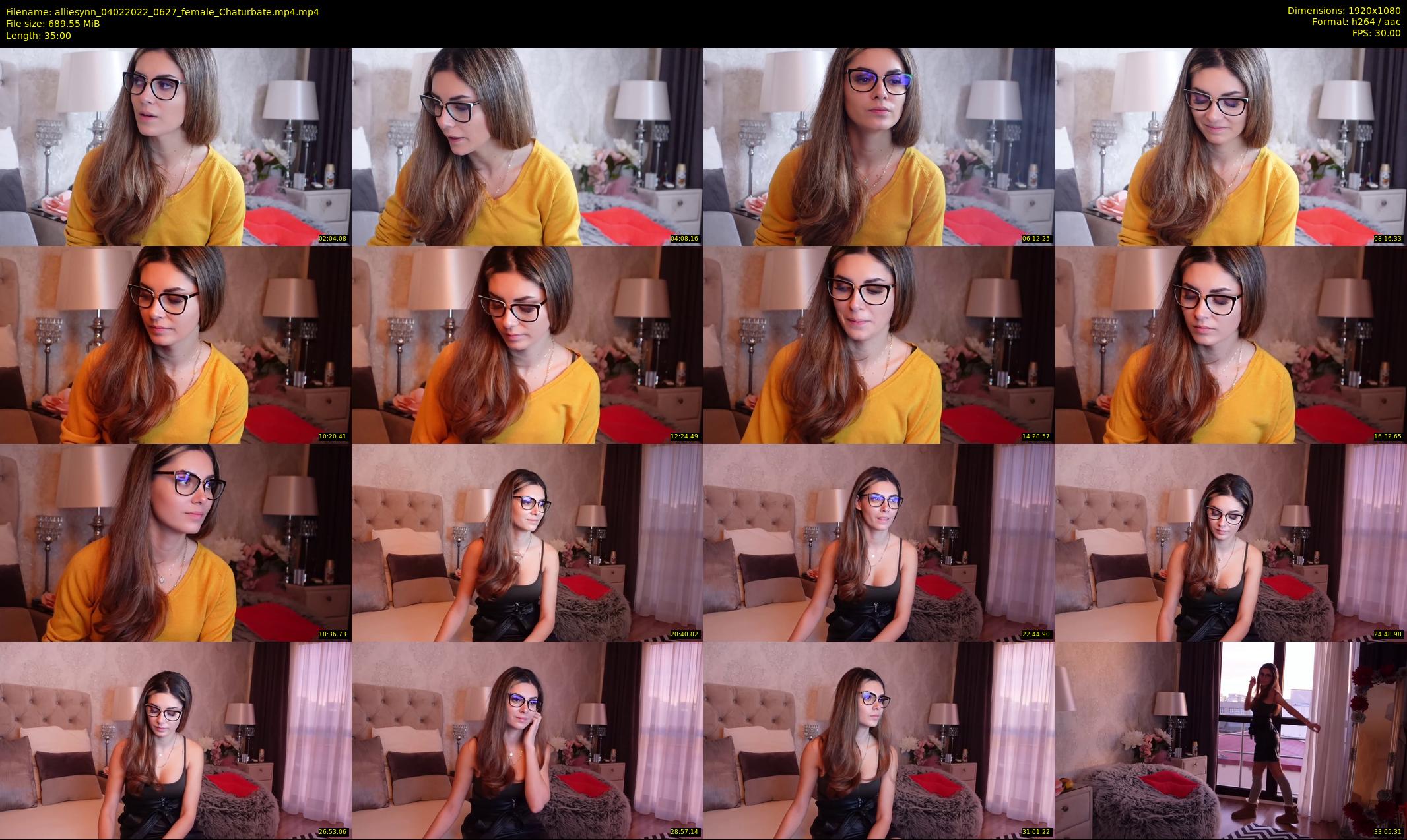 alliesynn — 35 minute Chaturbate female cam show recording, 1080p, Feb 4, 2022