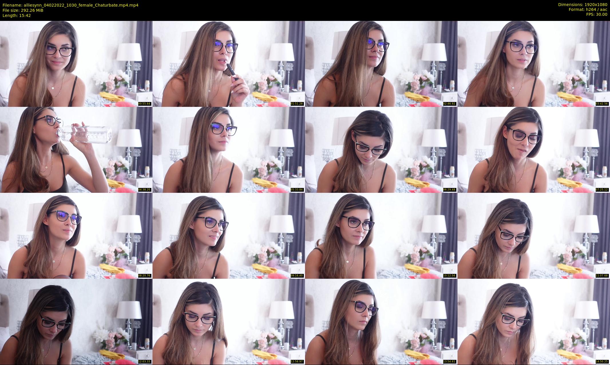alliesynn — 16 minute Chaturbate female cam show recording, 1080p, Feb 4, 2022