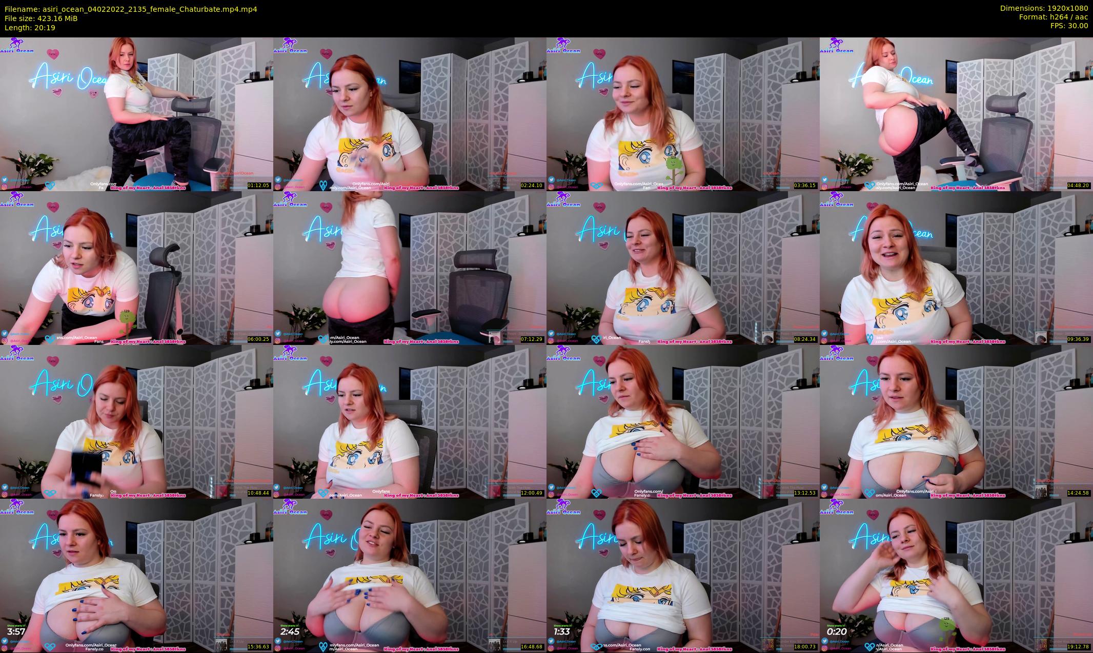 asiri_ocean — 21 minute Chaturbate female cam show recording, 1080p, Feb 4, 2022