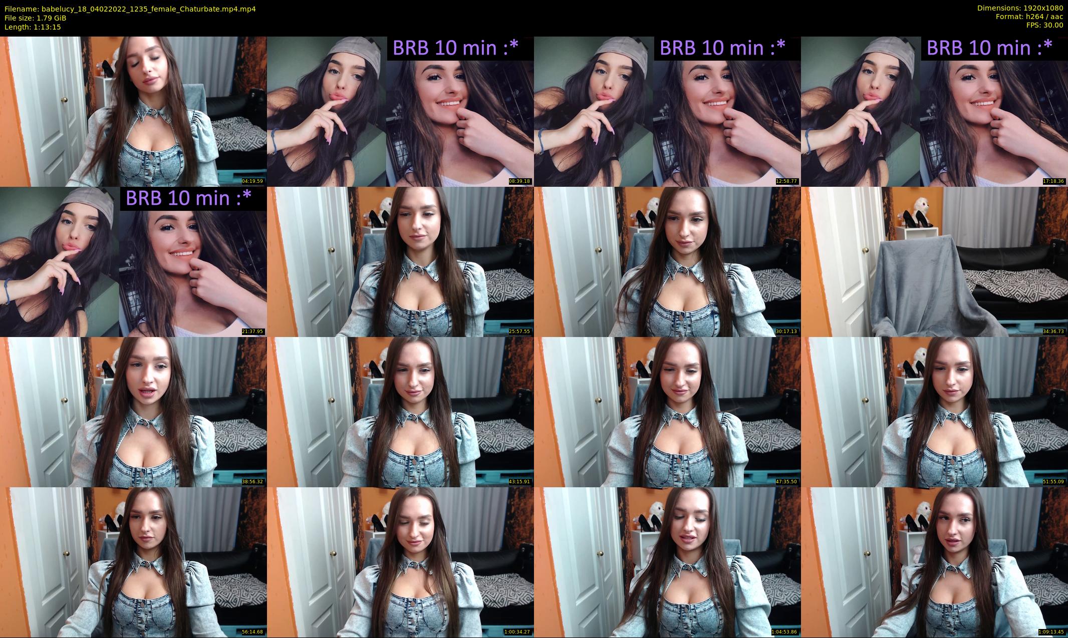 babelucy_18 — 74 minute Chaturbate female cam show recording, 1080p, Feb 4, 2022