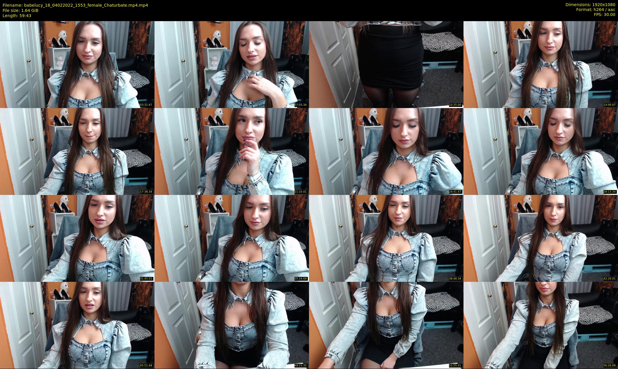babelucy_18 — 60 minute Chaturbate female cam show recording, 1080p, Feb 4, 2022