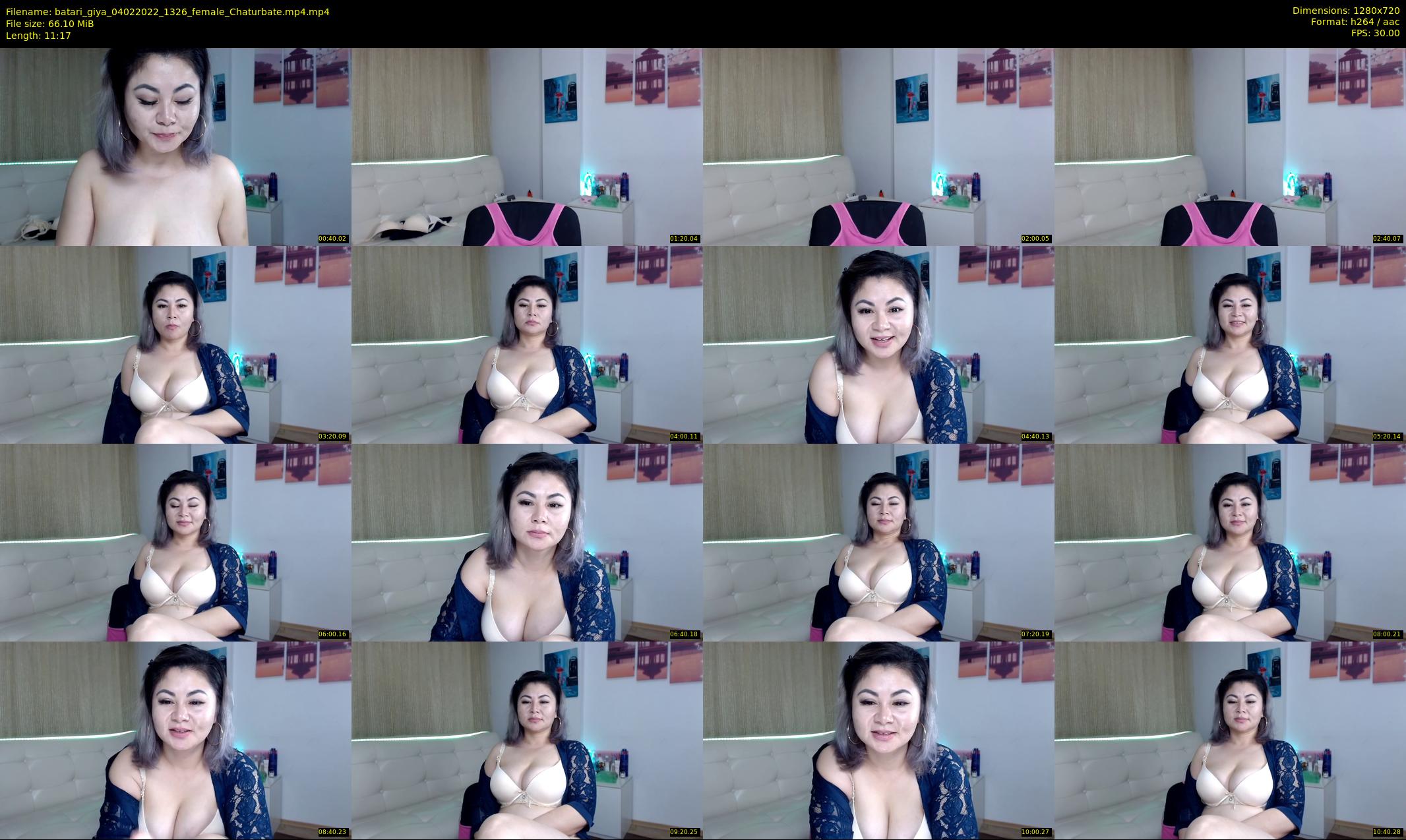 batari_giya — 12 minute Chaturbate female cam show recording, 720p, Feb 4, 2022