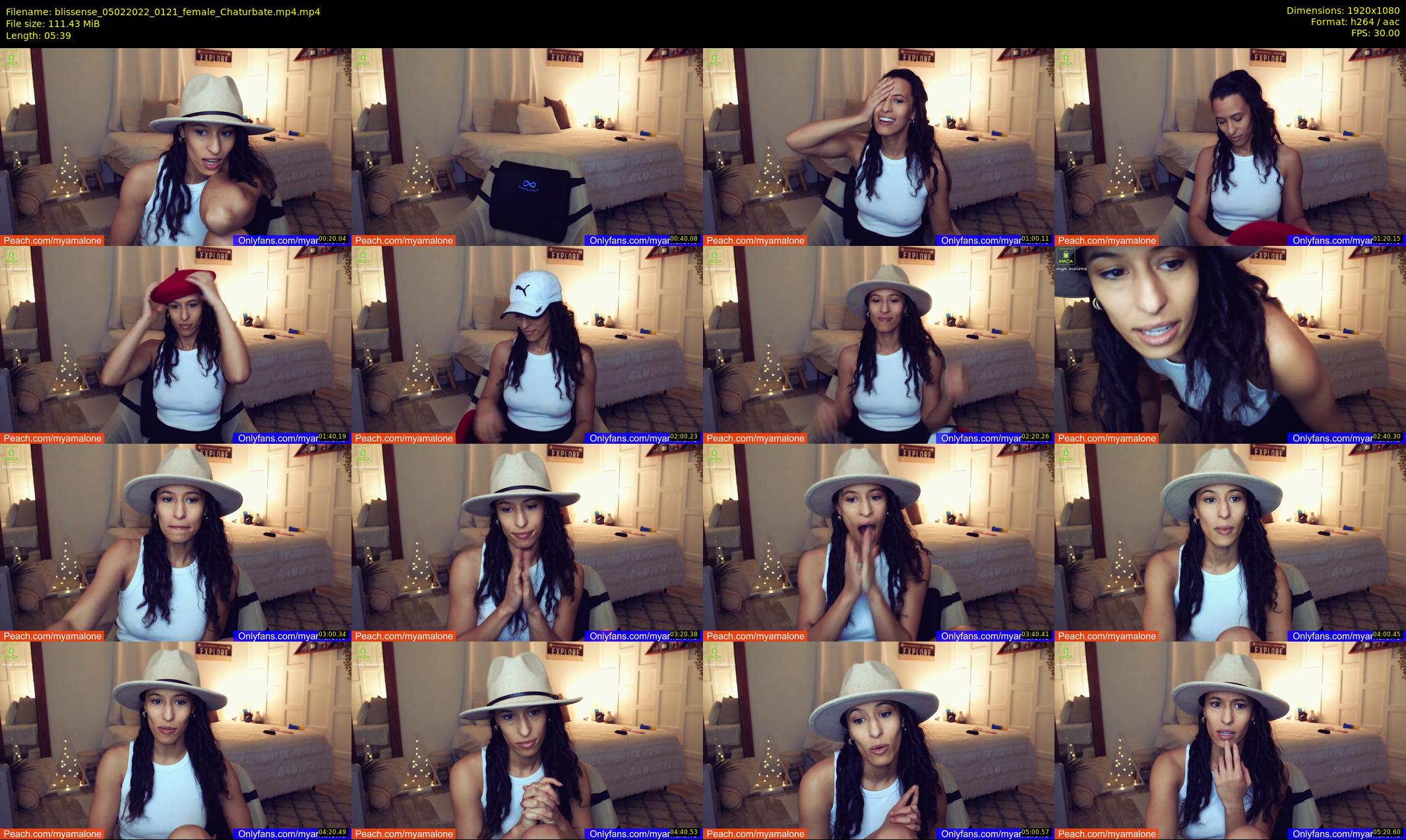 blissense — 6 minute Chaturbate female cam show recording, 1080p, Feb 5, 2022