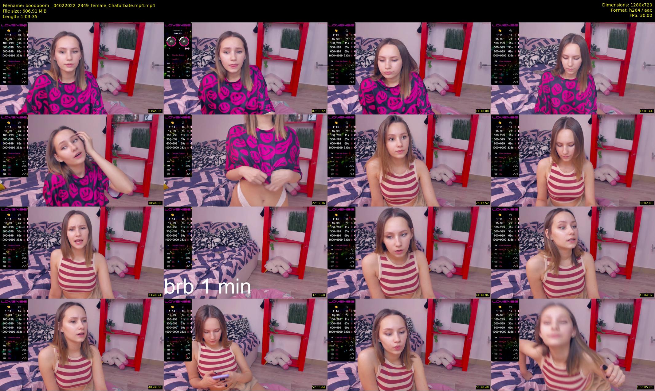 boooooom_ — 64 minute Chaturbate female cam show recording, 720p, Feb 4, 2022