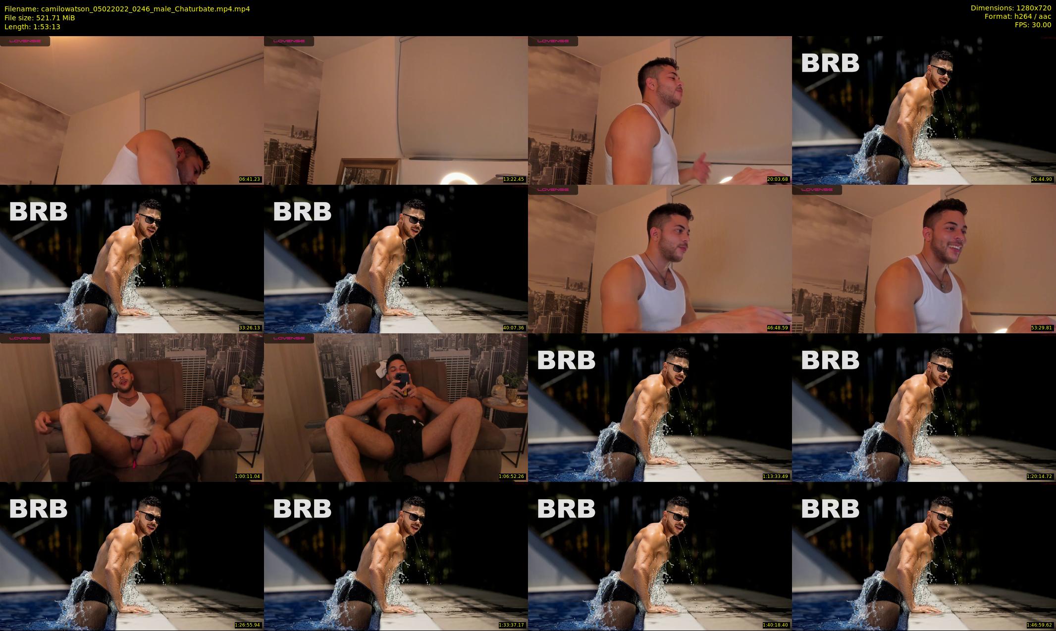 camilowatson — 114 minute Chaturbate male cam show recording, 720p, Feb 5, 2022