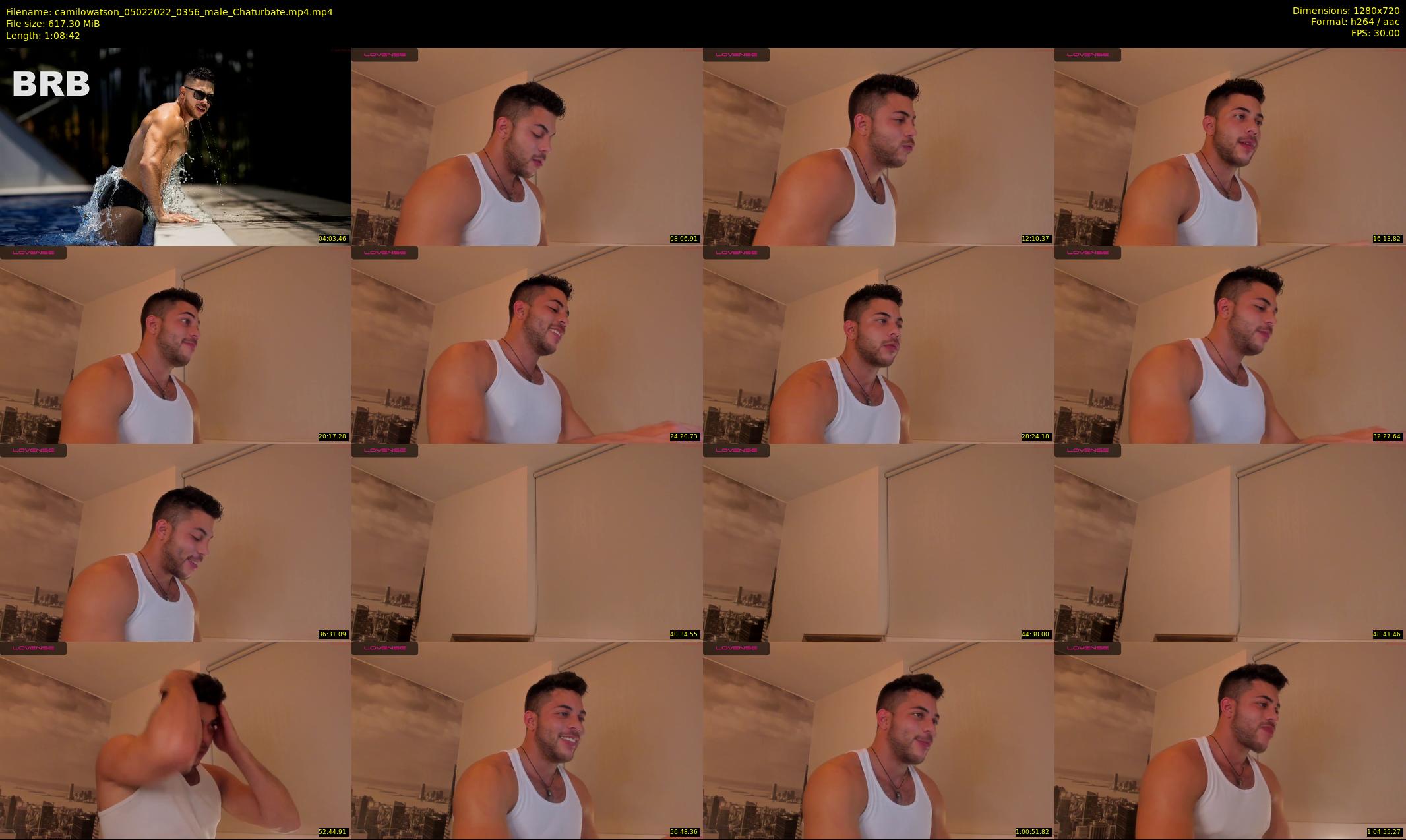 camilowatson — 69 minute Chaturbate male cam show recording, 720p, Feb 5, 2022