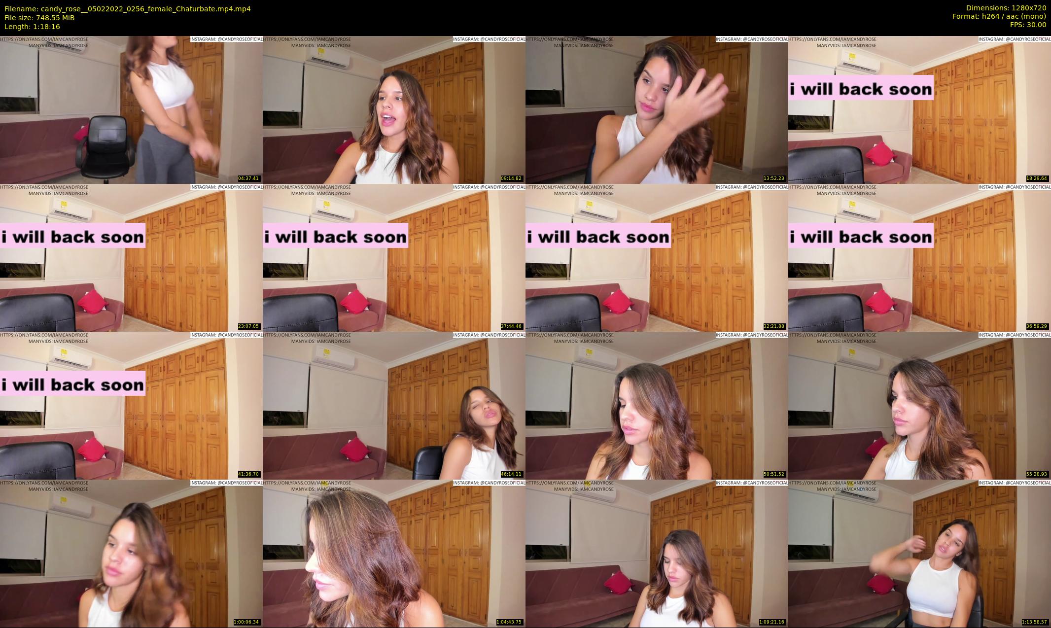 candy_rose_ — 79 minute Chaturbate female cam show recording, 720p, Feb 5, 2022