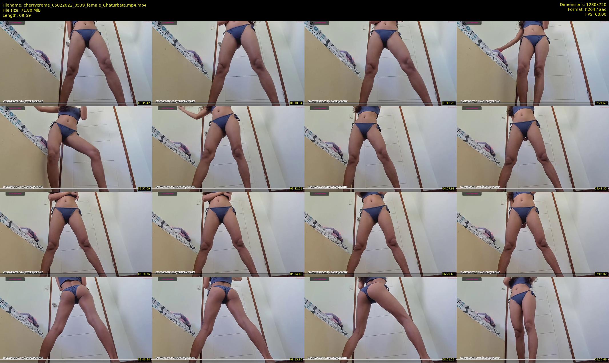 cherrycreme — 10 minute Chaturbate female cam show recording, 720p, Feb 5, 2022