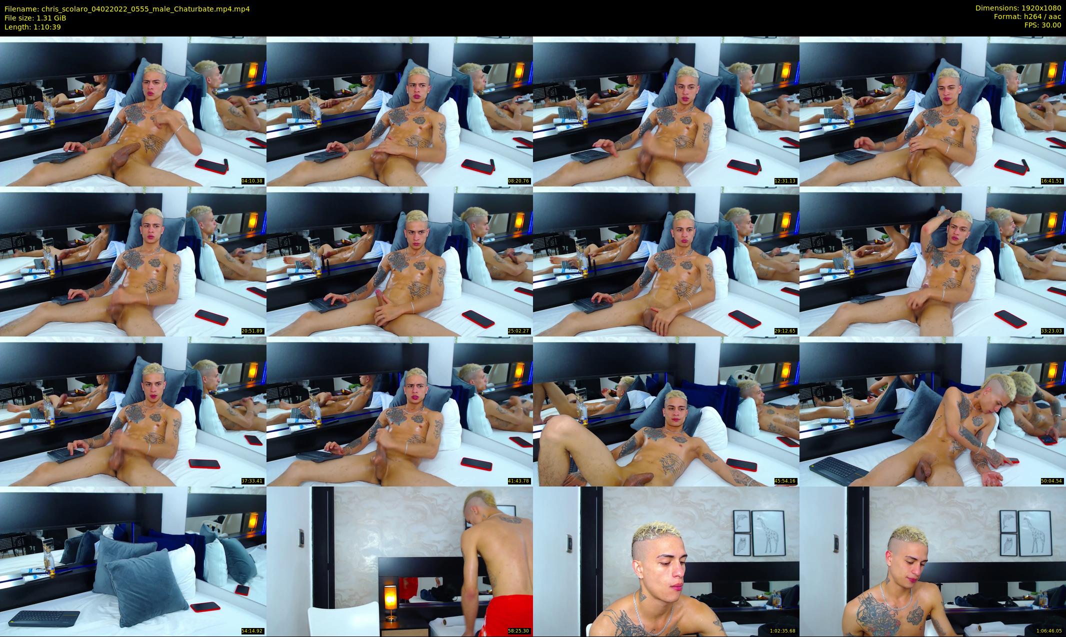 chris_scolaro — 71 minute Chaturbate male cam show recording, 1080p, Feb 4, 2022