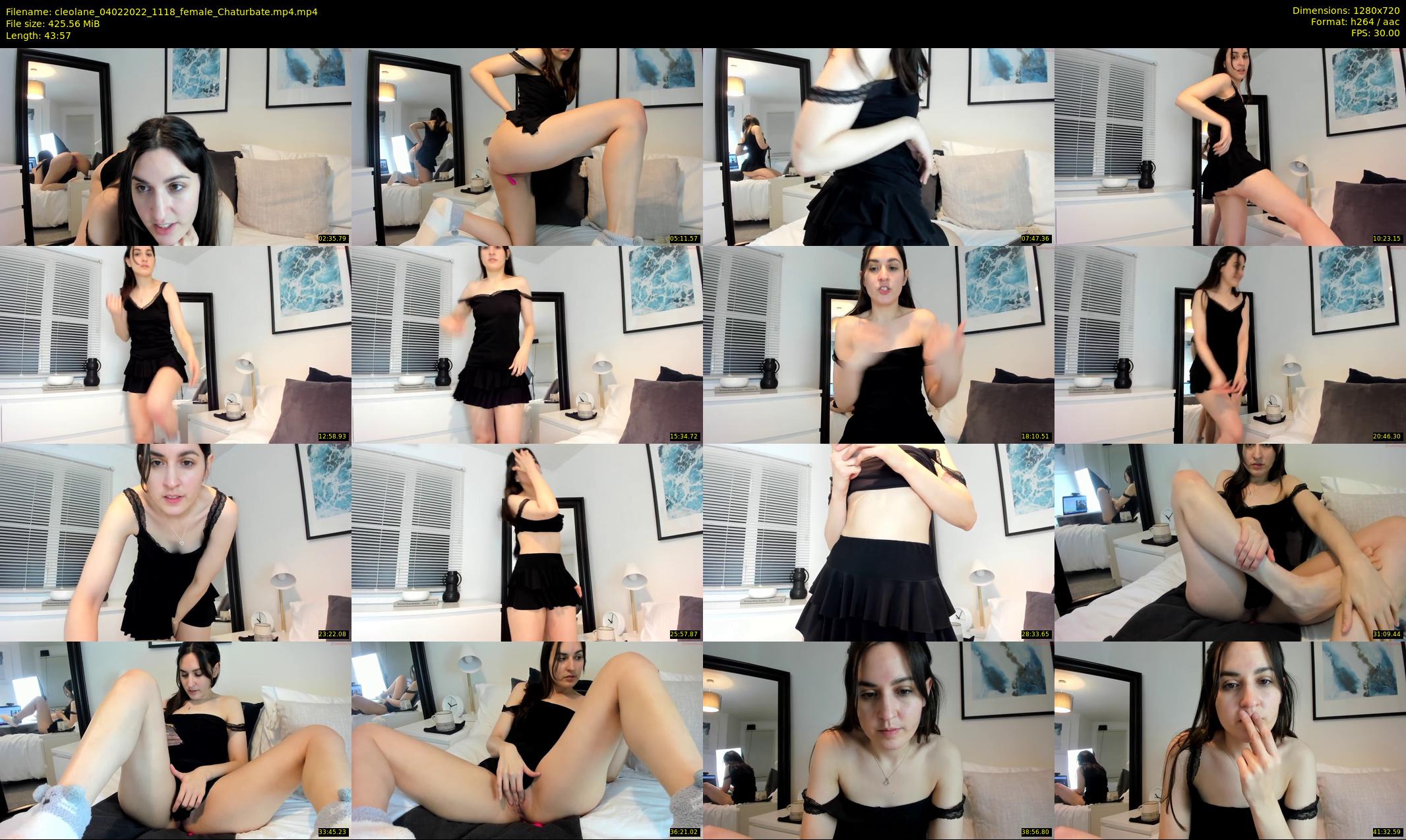 cleolane — 44 minute Chaturbate female cam show recording, 720p, Feb 4, 2022