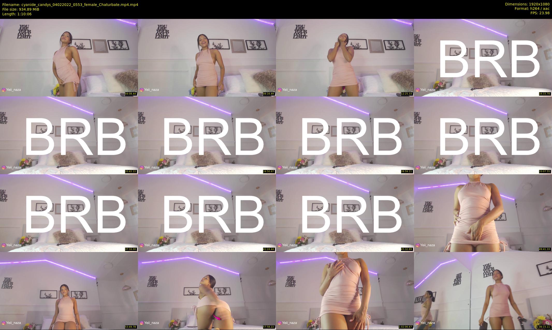 cyanide_candys — 71 minute Chaturbate female cam show recording, 1080p, Feb 4, 2022