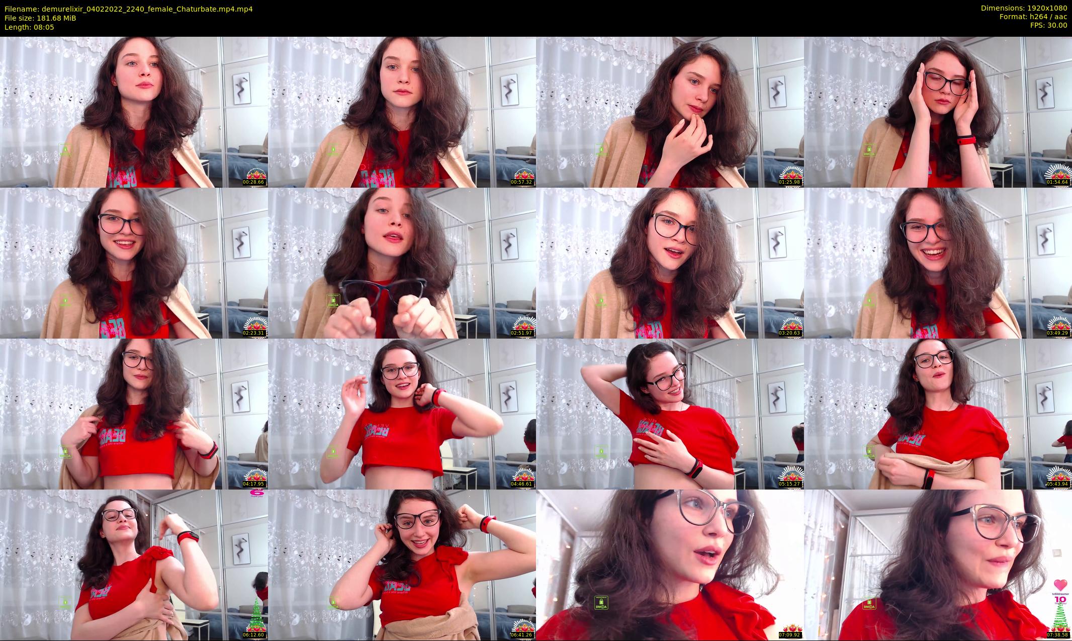 demurelixir — 9 minute Chaturbate female cam show recording, 1080p, Feb 4, 2022