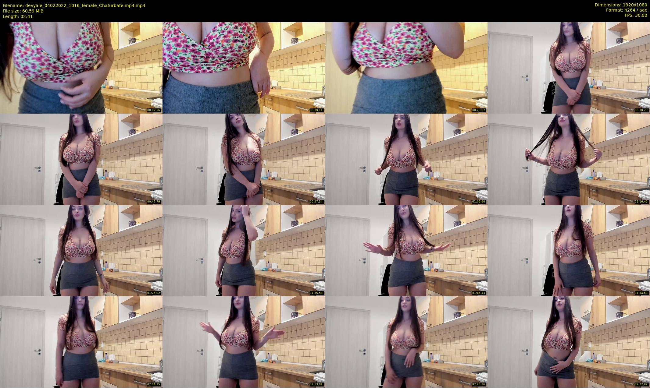 devyale — 3 minute Chaturbate female cam show recording, 1080p, Feb 4, 2022