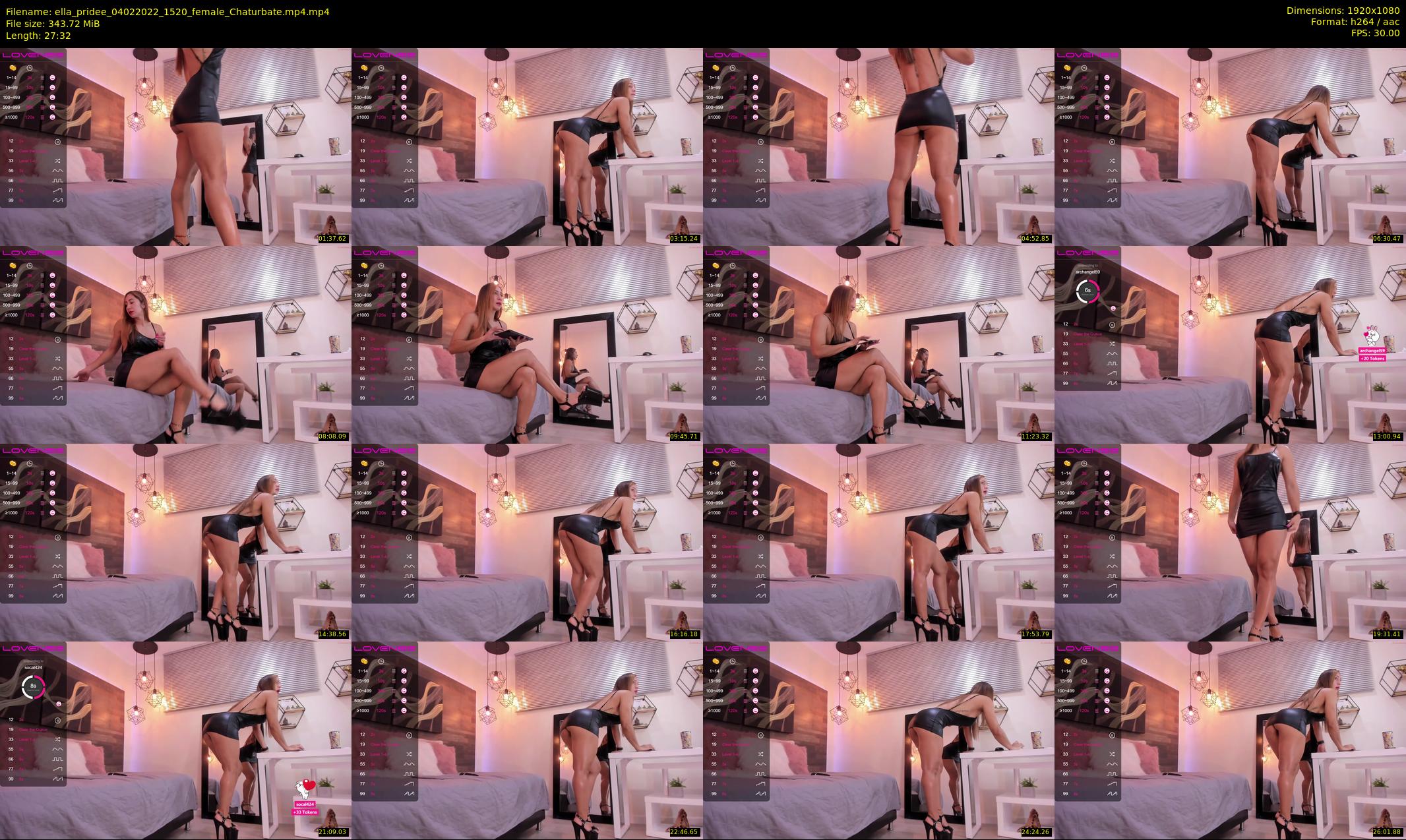 ella_pridee — 28 minute Chaturbate female cam show recording, 1080p, Feb 4, 2022