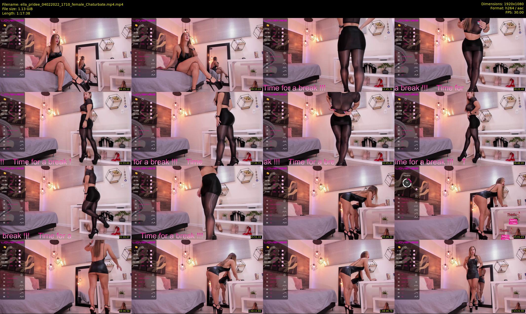 ella_pridee — 78 minute Chaturbate female cam show recording, 1080p, Feb 4, 2022