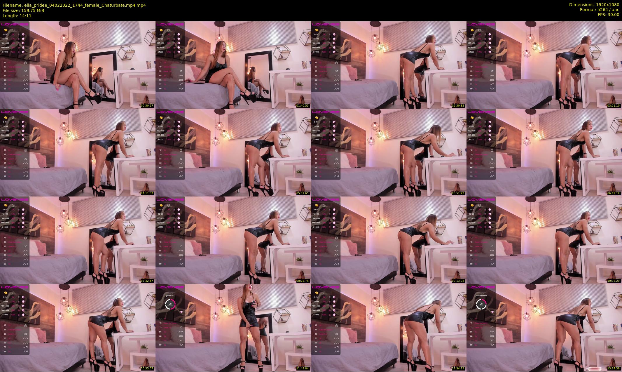 ella_pridee — 15 minute Chaturbate female cam show recording, 1080p, Feb 4, 2022