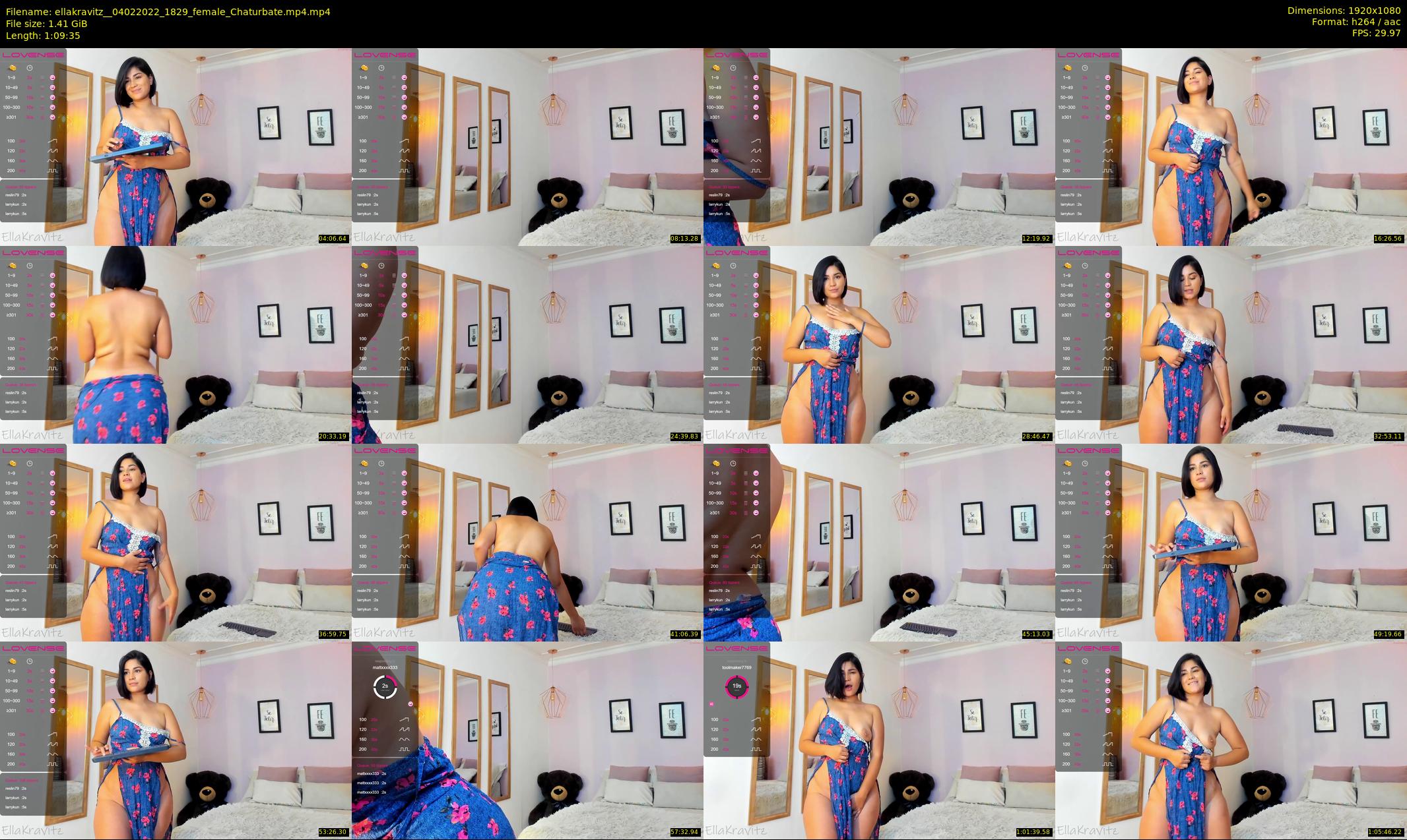 ellakravitz_ — 70 minute Chaturbate female cam show recording, 1080p, Feb 4, 2022