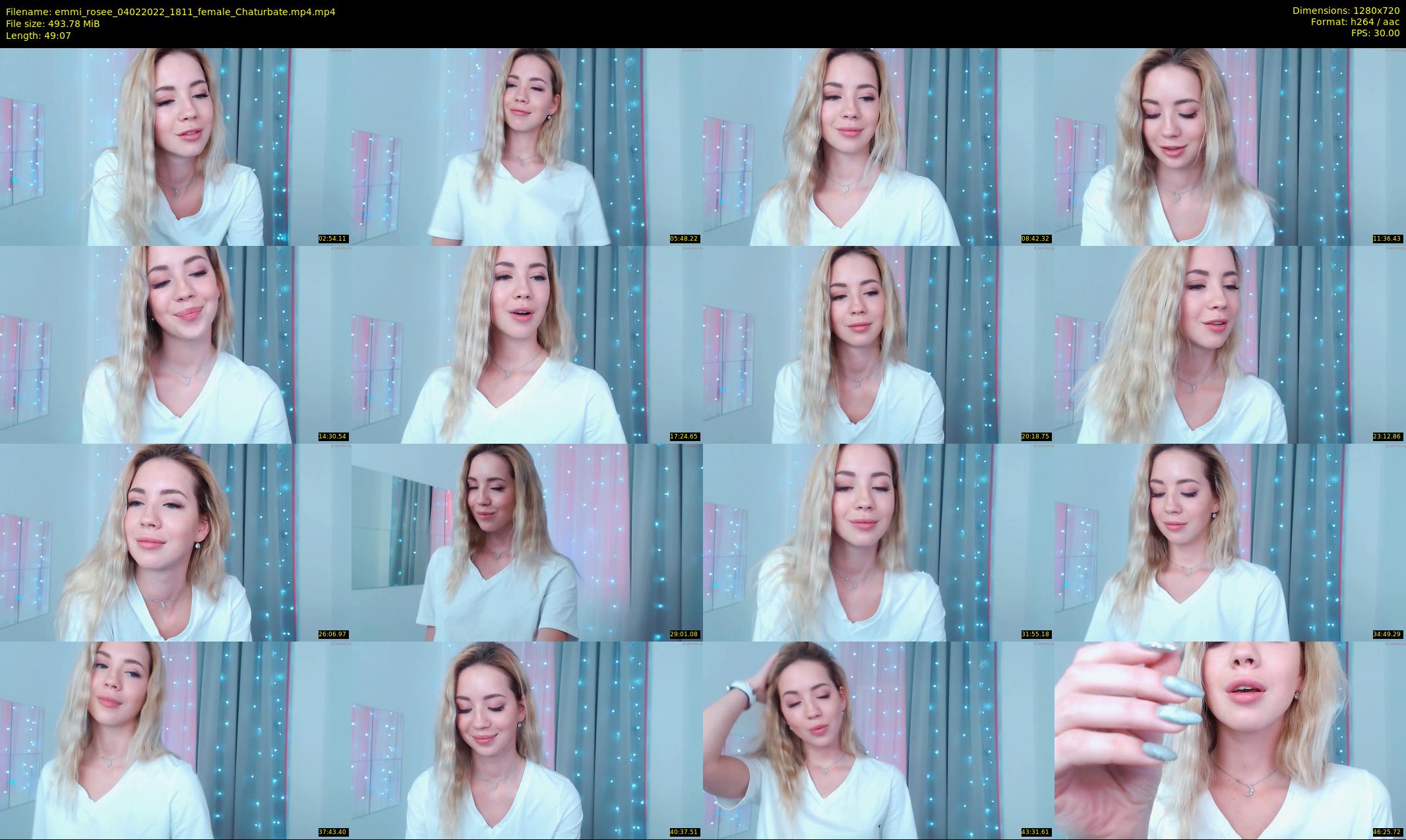 emmi_rosee — 50 minute Chaturbate female cam show recording, 720p, Feb 4, 2022