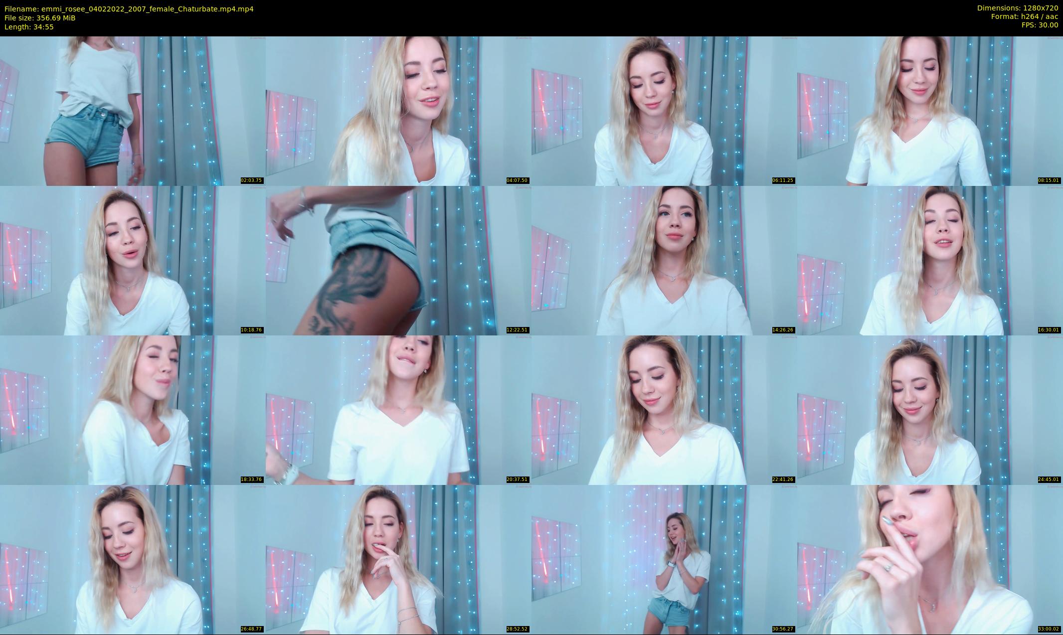 emmi_rosee — 35 minute Chaturbate female cam show recording, 720p, Feb 4, 2022