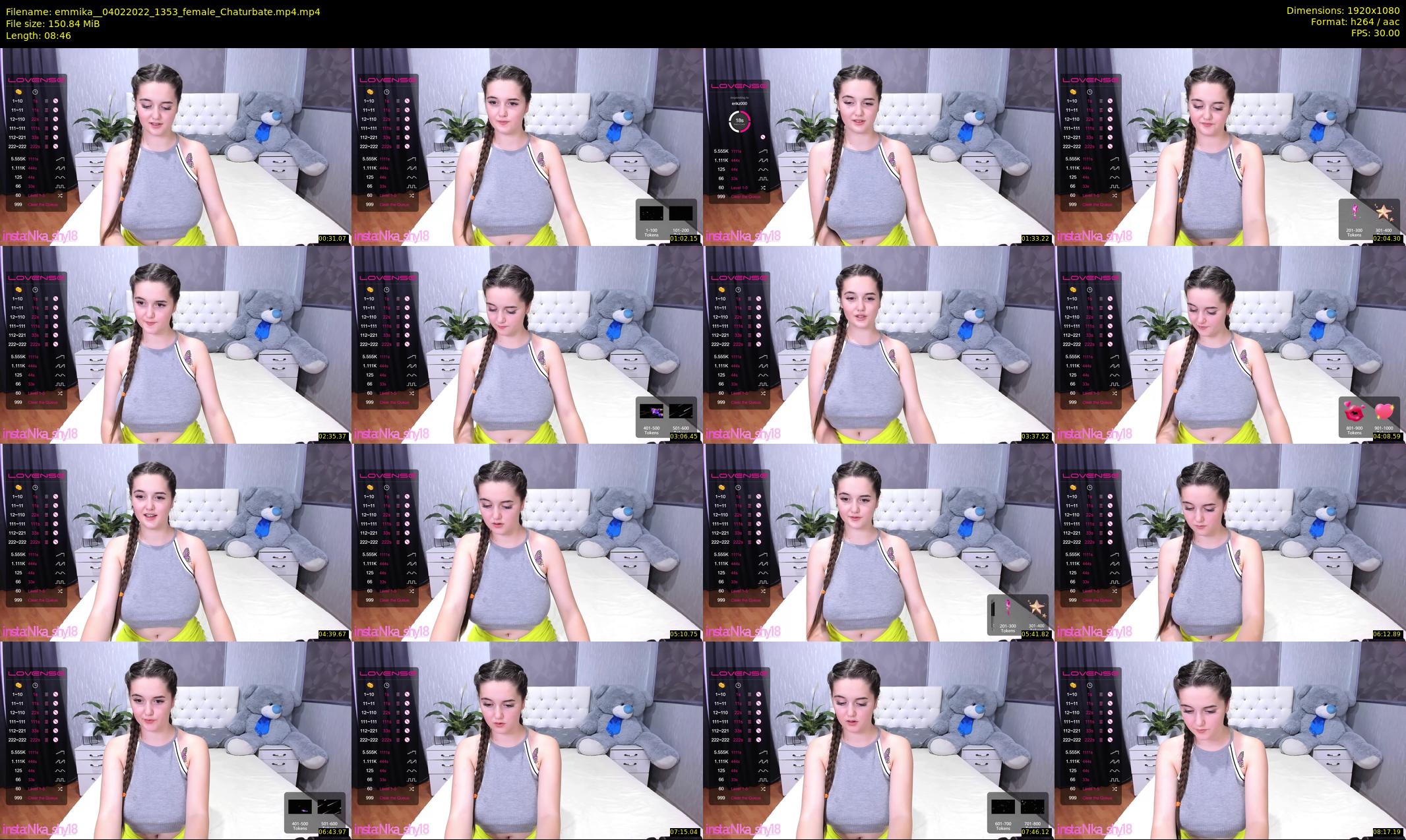 emmika_ — 9 minute Chaturbate female cam show recording, 1080p, Feb 4, 2022