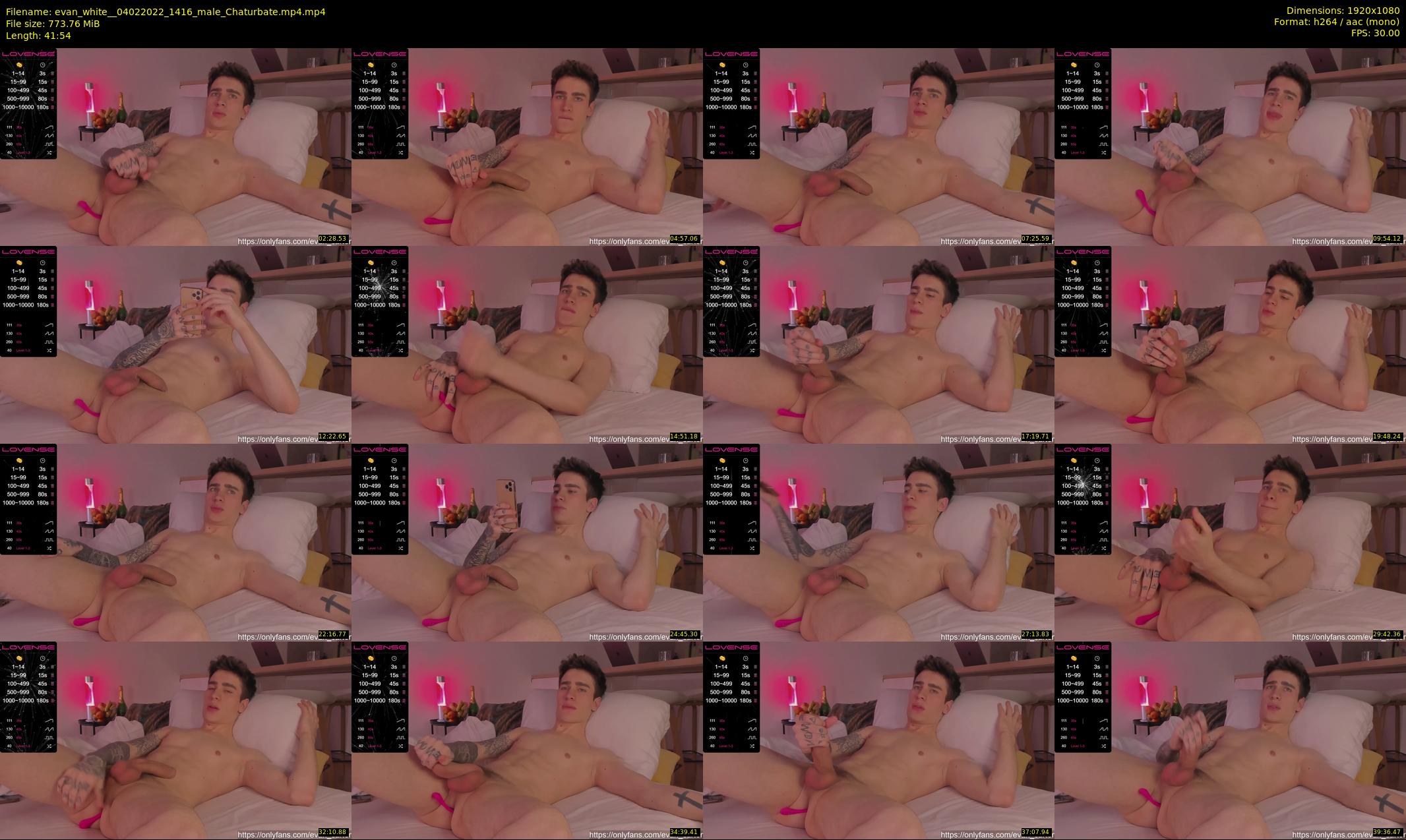 evan_white_ — 42 minute Chaturbate male cam show recording, 1080p, Feb 4, 2022