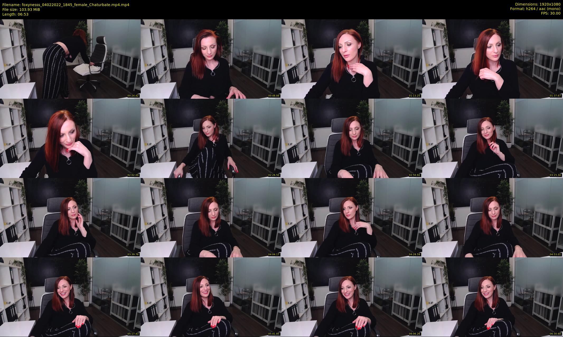 foxynesss — 7 minute Chaturbate female cam show recording, 1080p, Feb 4, 2022