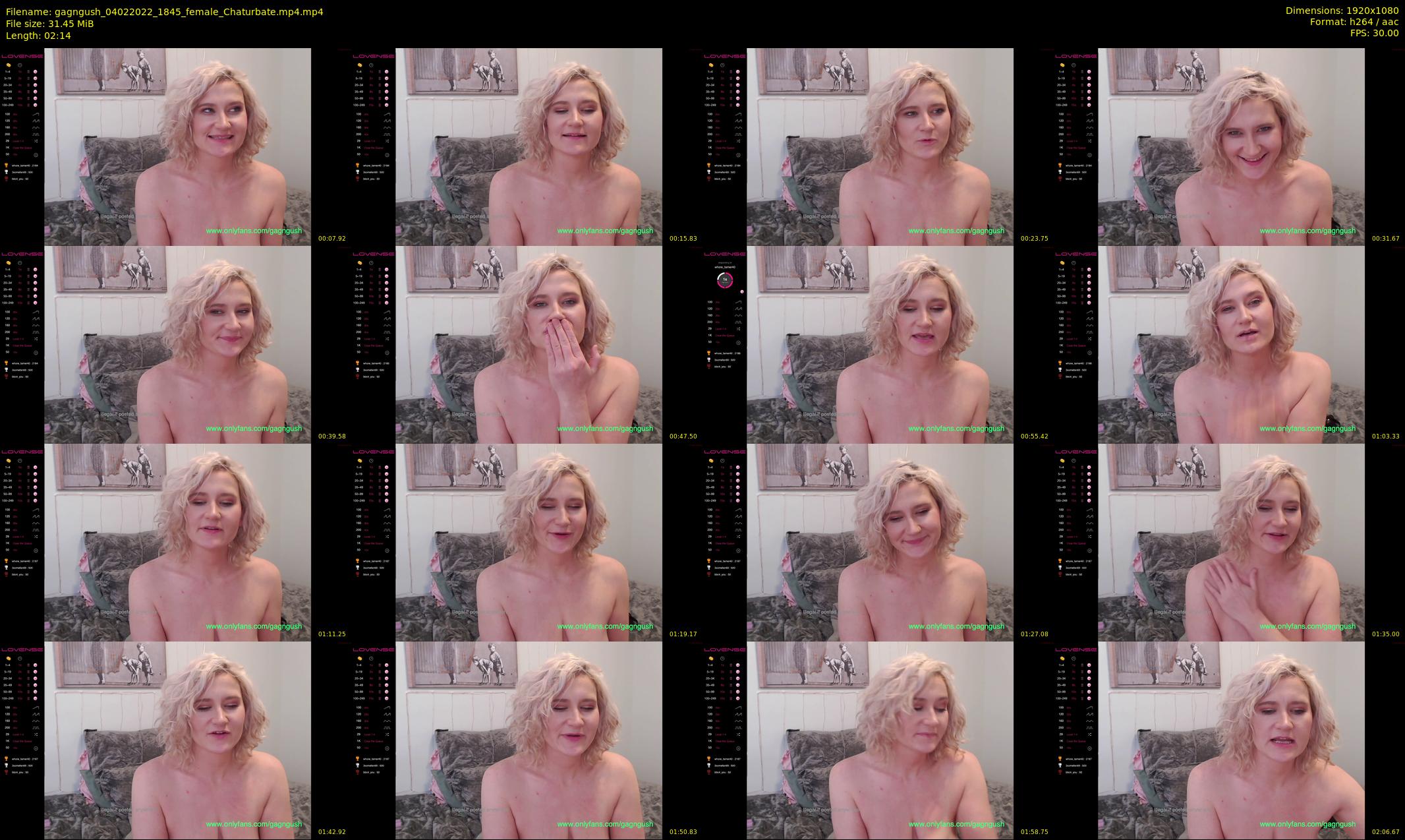 gagngush — 3 minute Chaturbate couple cam show recording, 1080p, Feb 4, 2022
