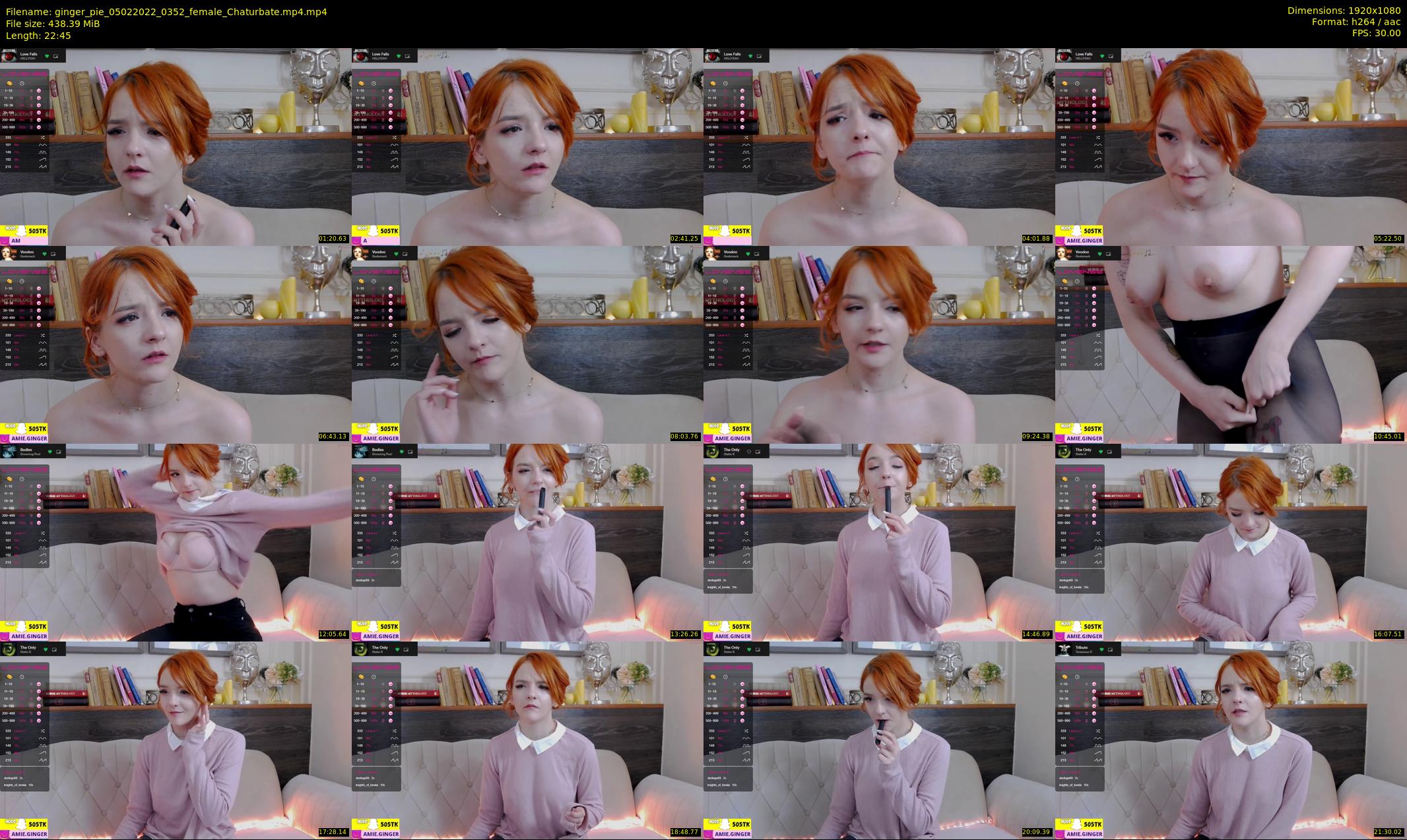 ginger_pie — 23 minute Chaturbate female cam show recording, 1080p, Feb 5, 2022