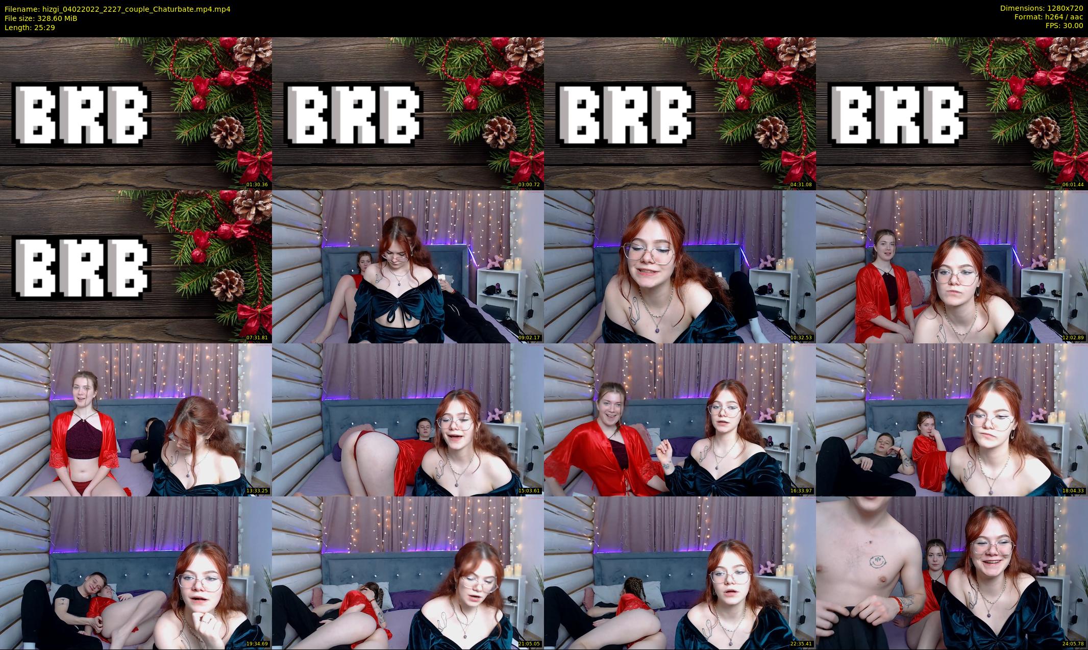 hizgi — 26 minute Chaturbate couple cam show recording, 720p, Feb 4, 2022
