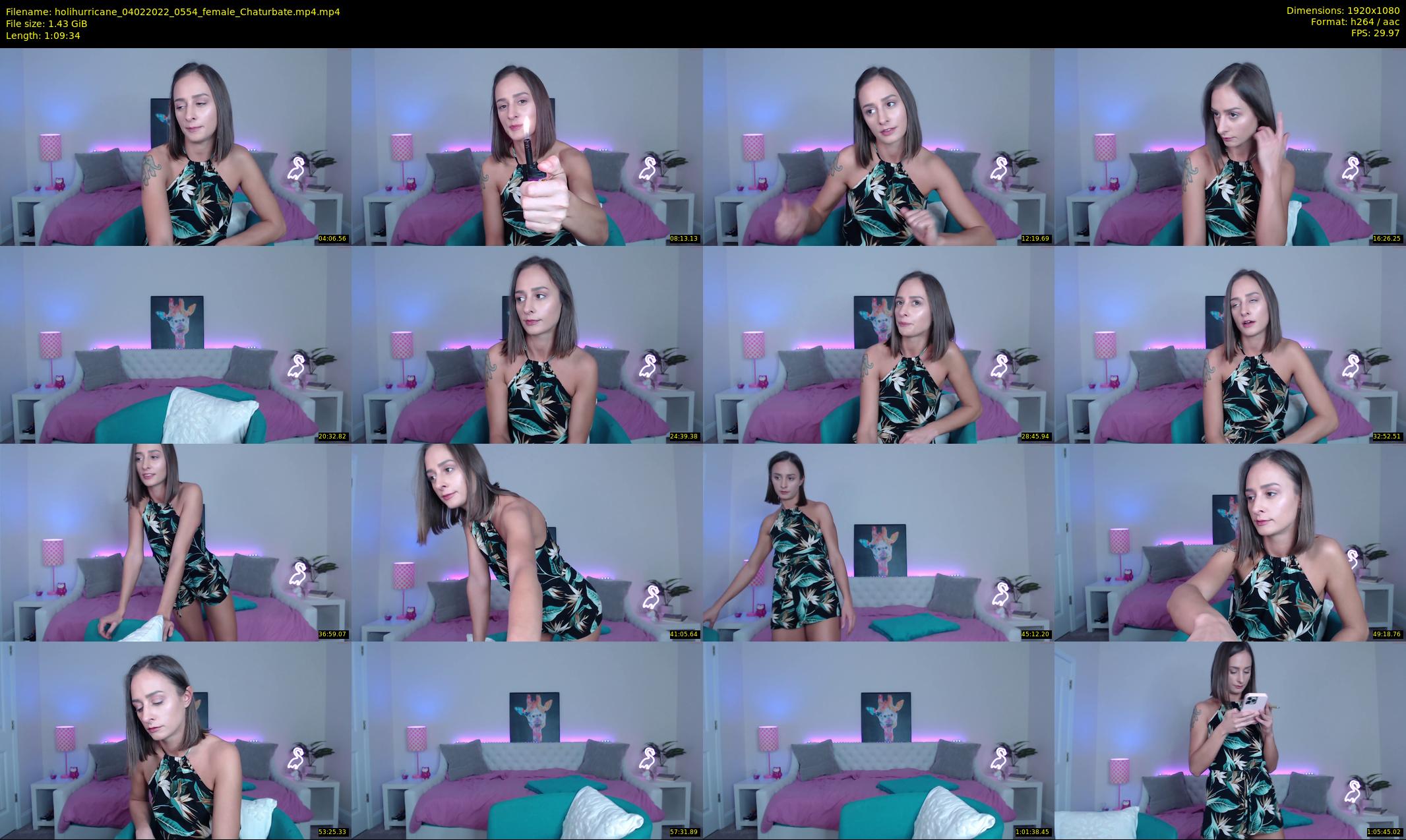 holihurricane — 70 minute Chaturbate female cam show recording, 1080p, Feb 4, 2022
