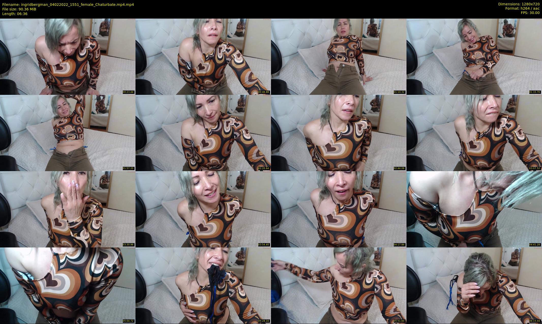 ingridbergman — 7 minute Chaturbate female cam show recording, 720p, Feb 4, 2022