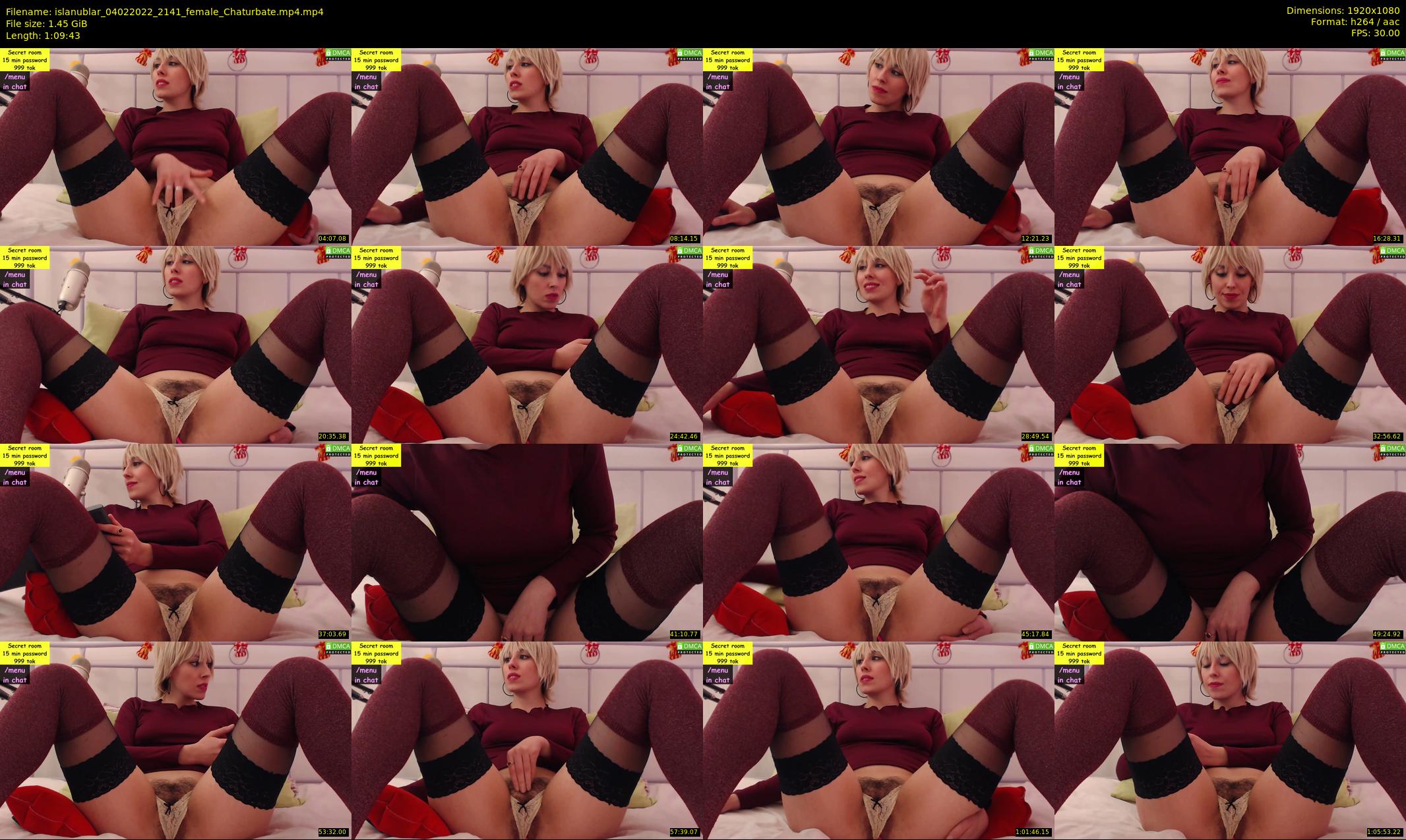 islanublar — 70 minute Chaturbate female cam show recording, 1080p, Feb 4, 2022